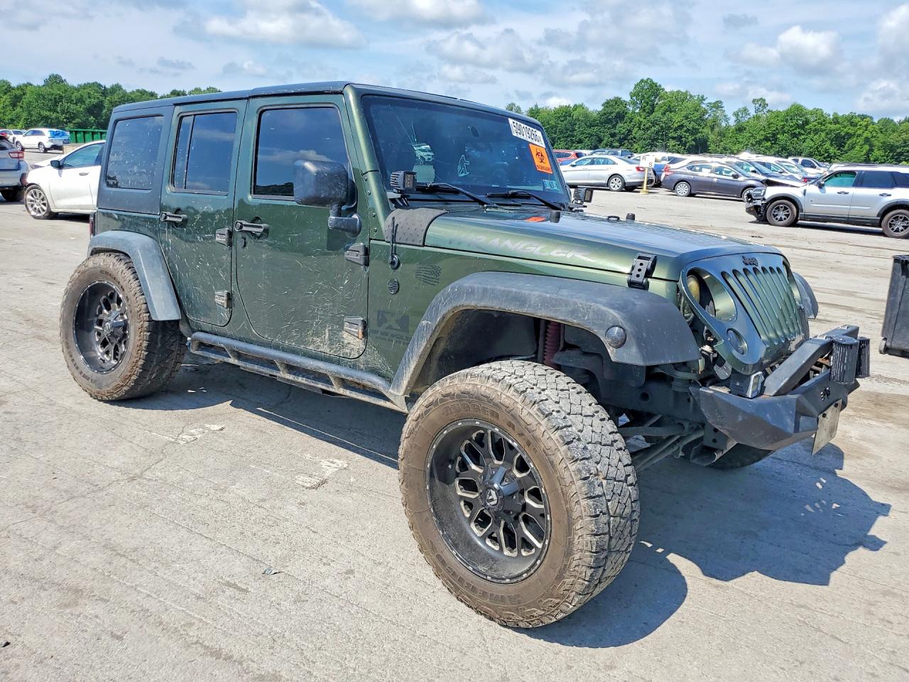 2007 Jeep Wrangler X Green vin: 1J4GA39127L189746