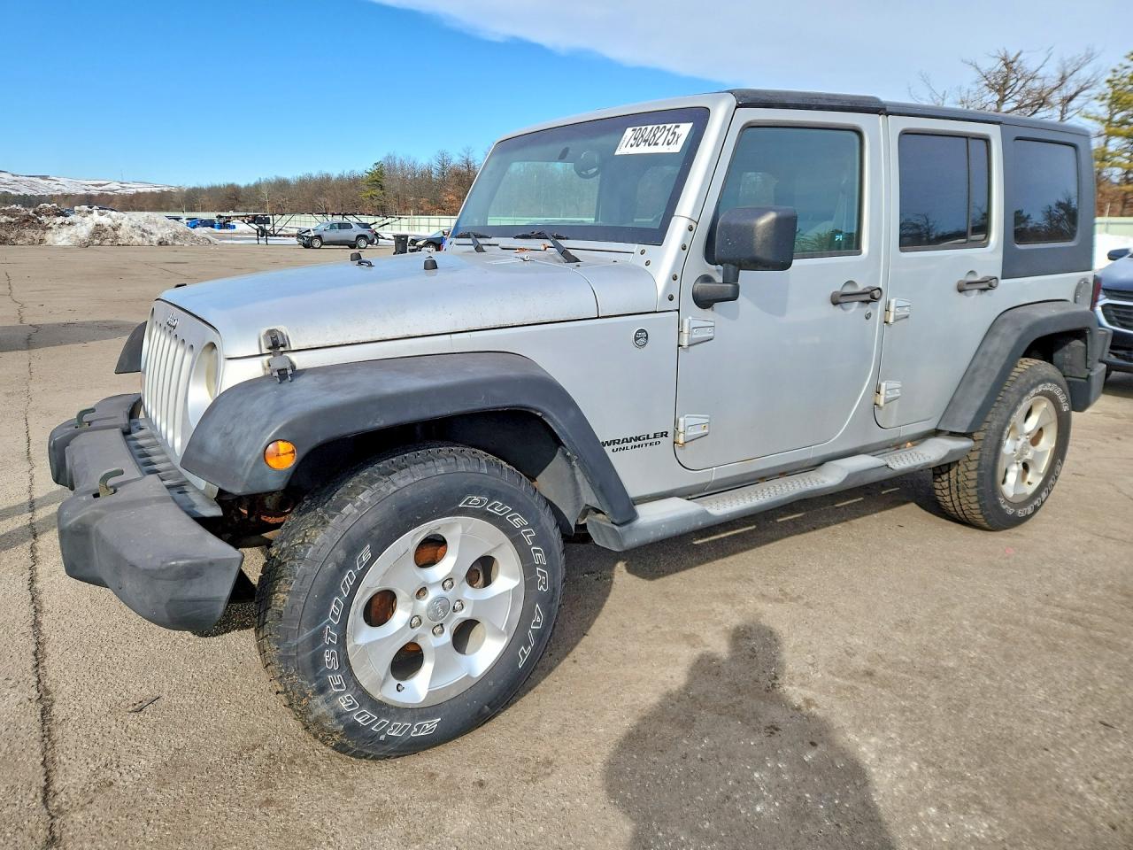 2008 Jeep Wrangler Silver vin: 1J4GA39128L528717