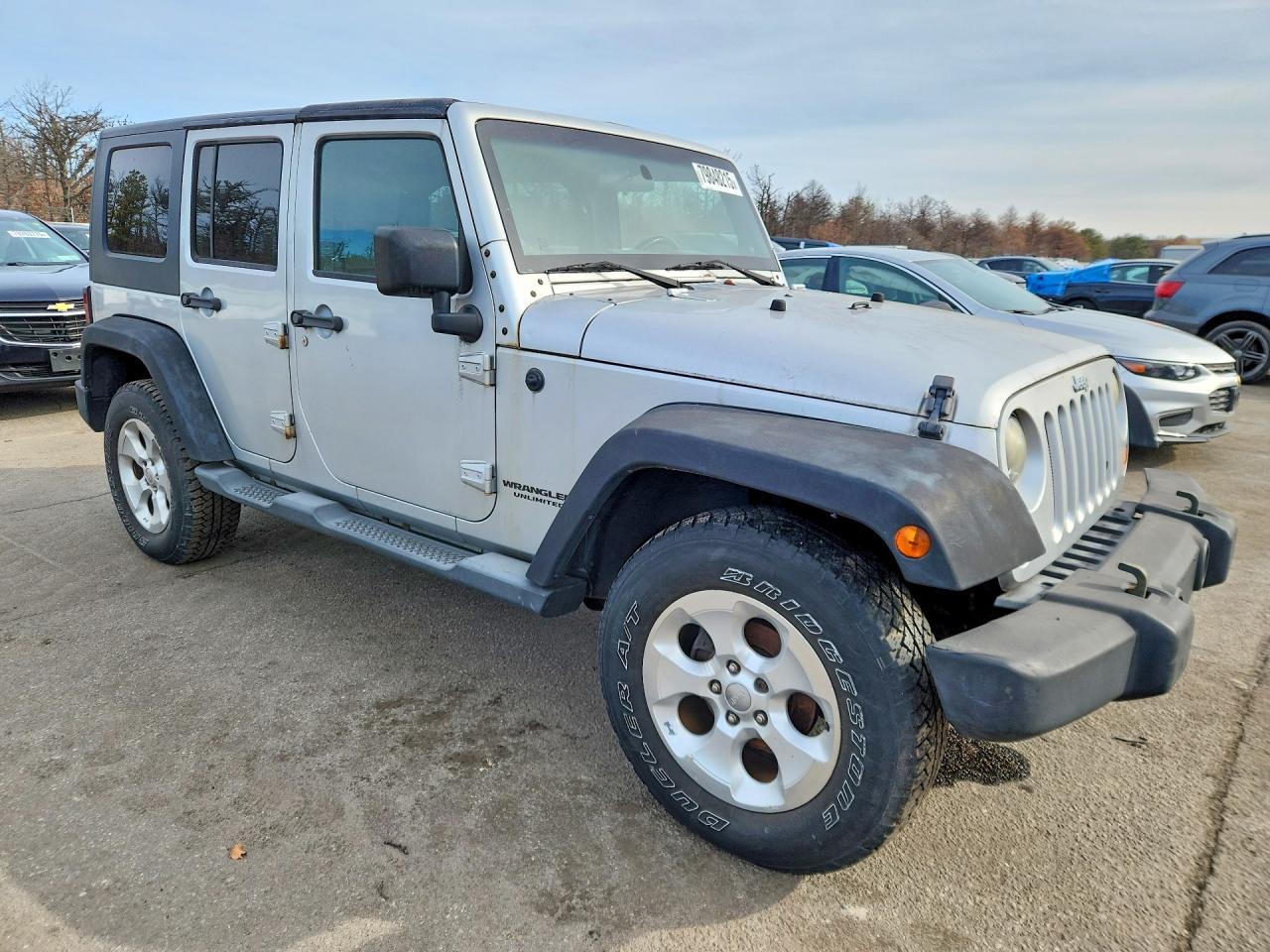 2008 Jeep Wrangler Silver vin: 1J4GA39128L528717