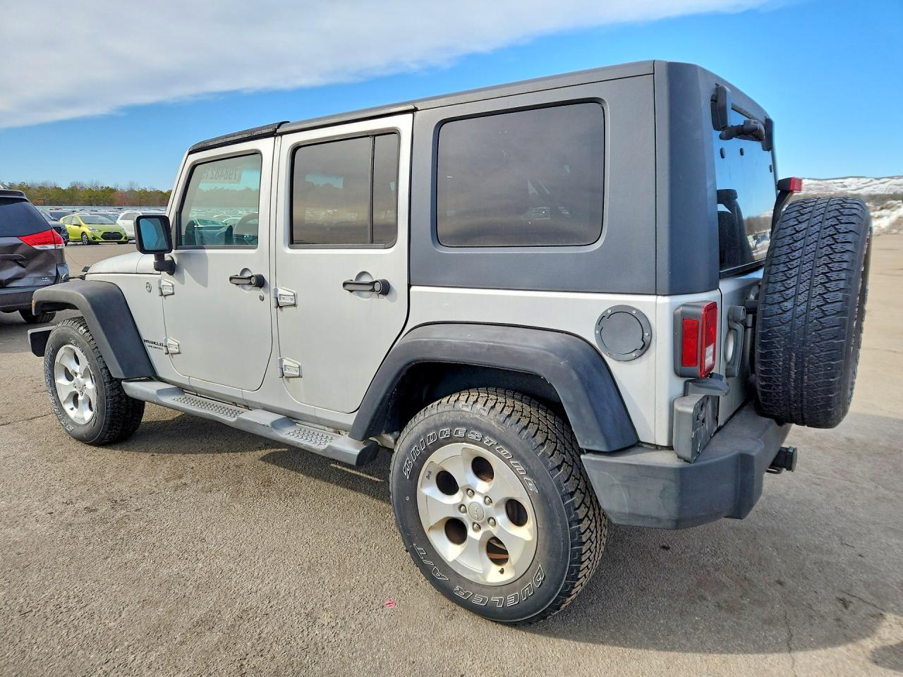 2008 Jeep Wrangler Silver vin: 1J4GA39128L528717