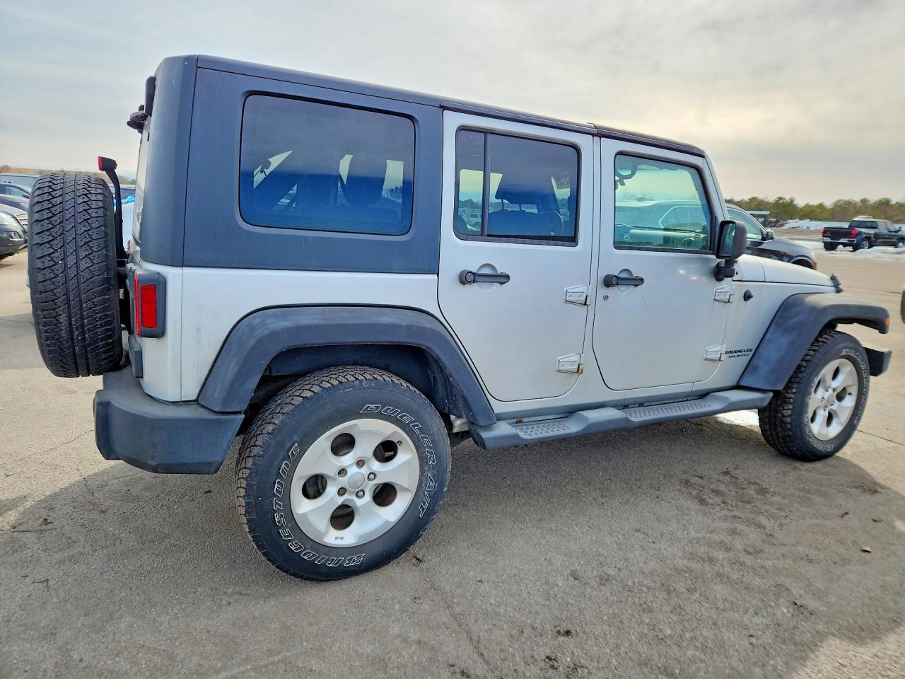 2008 Jeep Wrangler Silver vin: 1J4GA39128L528717