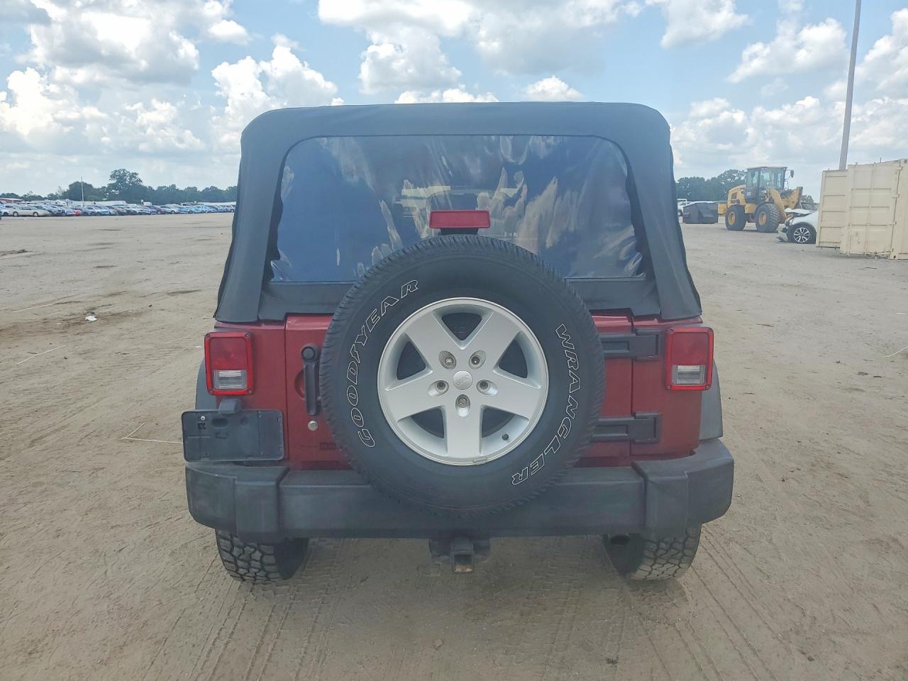 2008 Jeep Wrangler Unlimited X Темно-бордовый vin: 1J4GA39128L600385