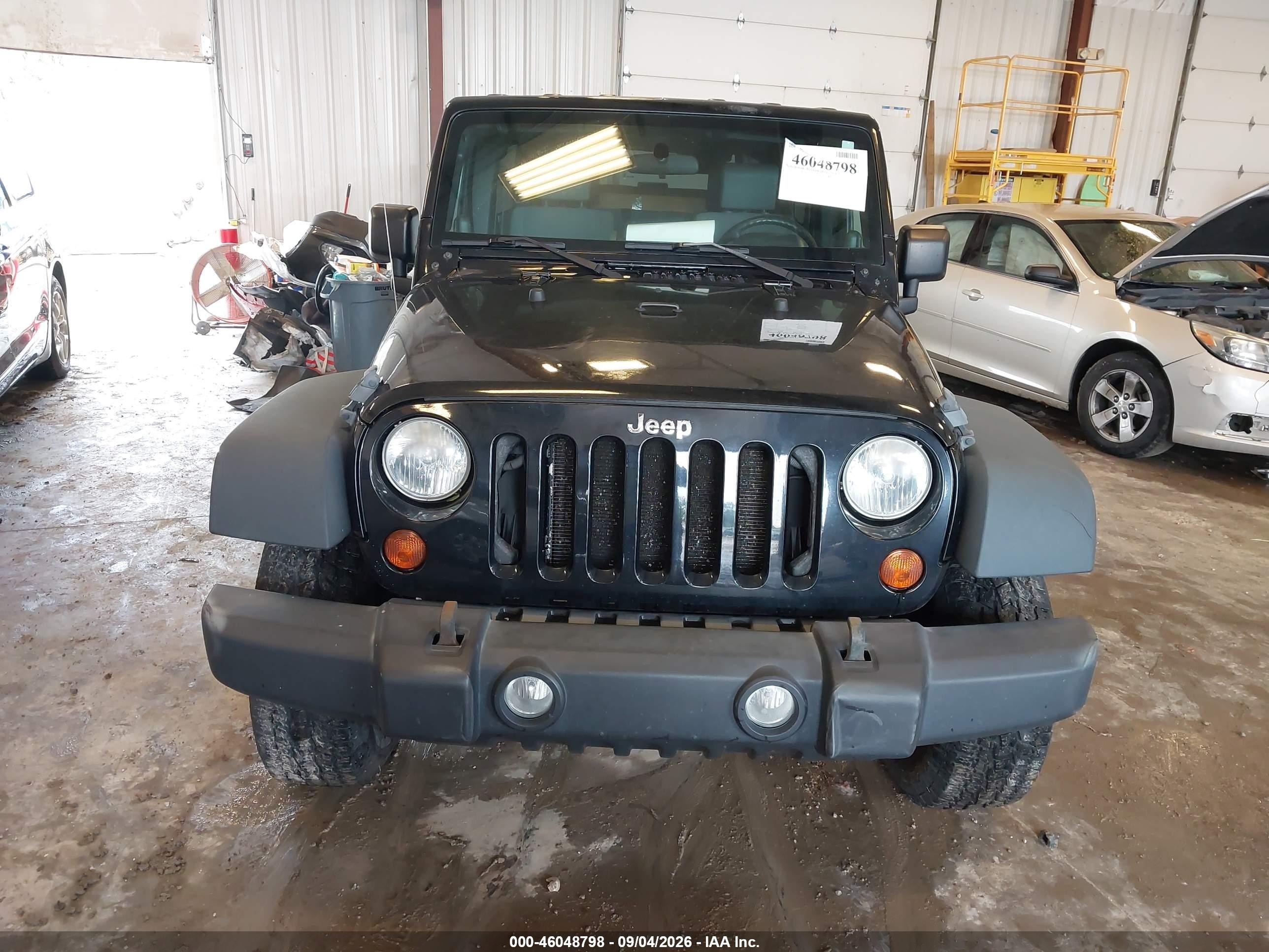2009 Jeep Wrangler Unlimited X Black vin: 1J4GA39129L749199