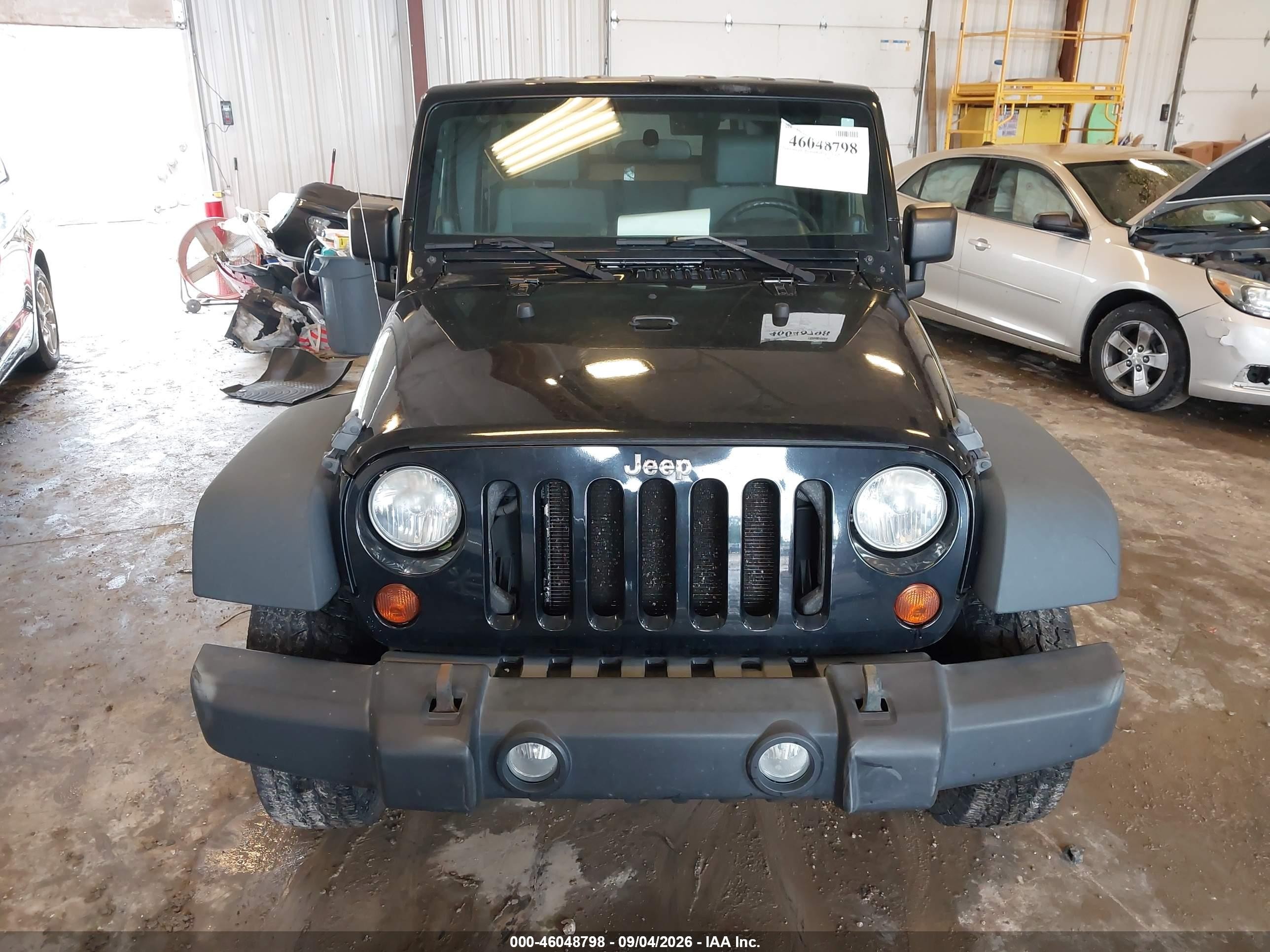 2009 Jeep Wrangler Unlimited X Black vin: 1J4GA39129L749199