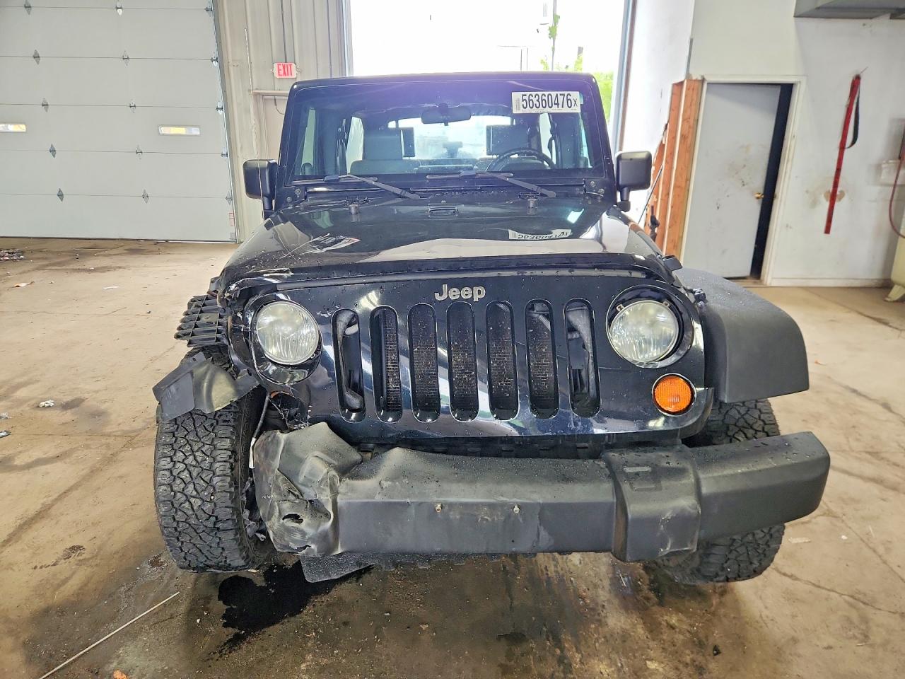 2009 Jeep Wrangler Unlimited X Black vin: 1J4GA39129L768352