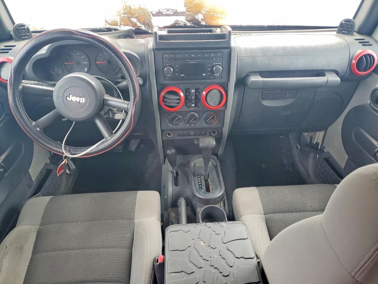 2007 Jeep Wrangler X Gray vin: 1J4GA39137L189447