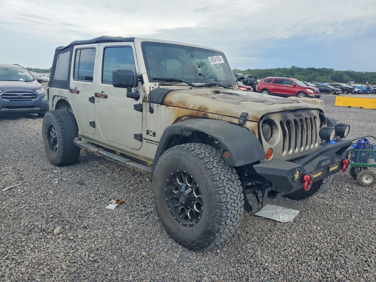 2007 Jeep Wrangler X Gray vin: 1J4GA39137L189447