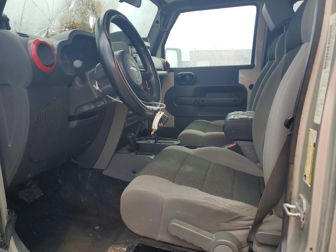 2007 Jeep Wrangler X Gray vin: 1J4GA39137L189447