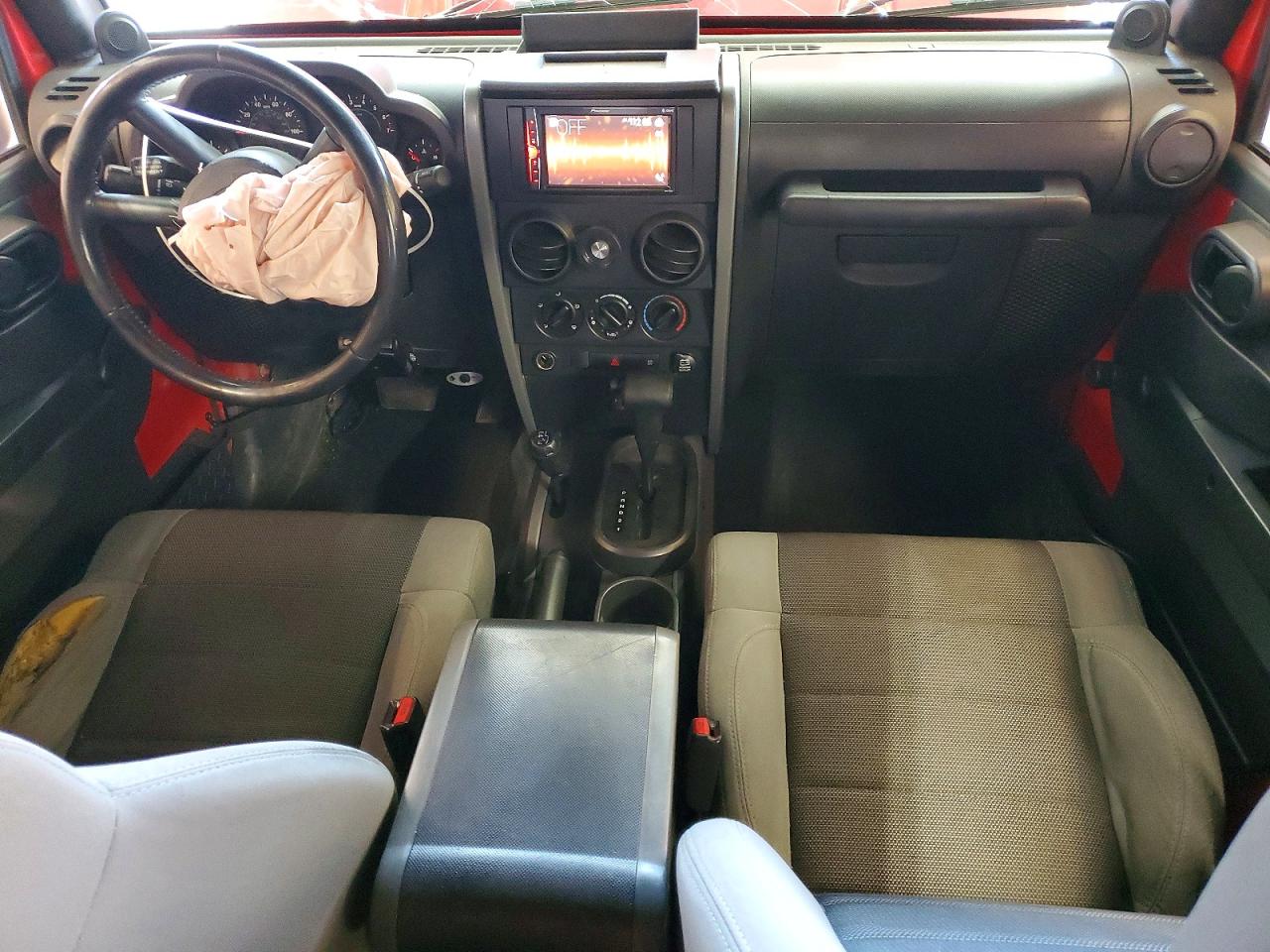 2007 Jeep Wrangler X Red vin: 1J4GA39137L206750