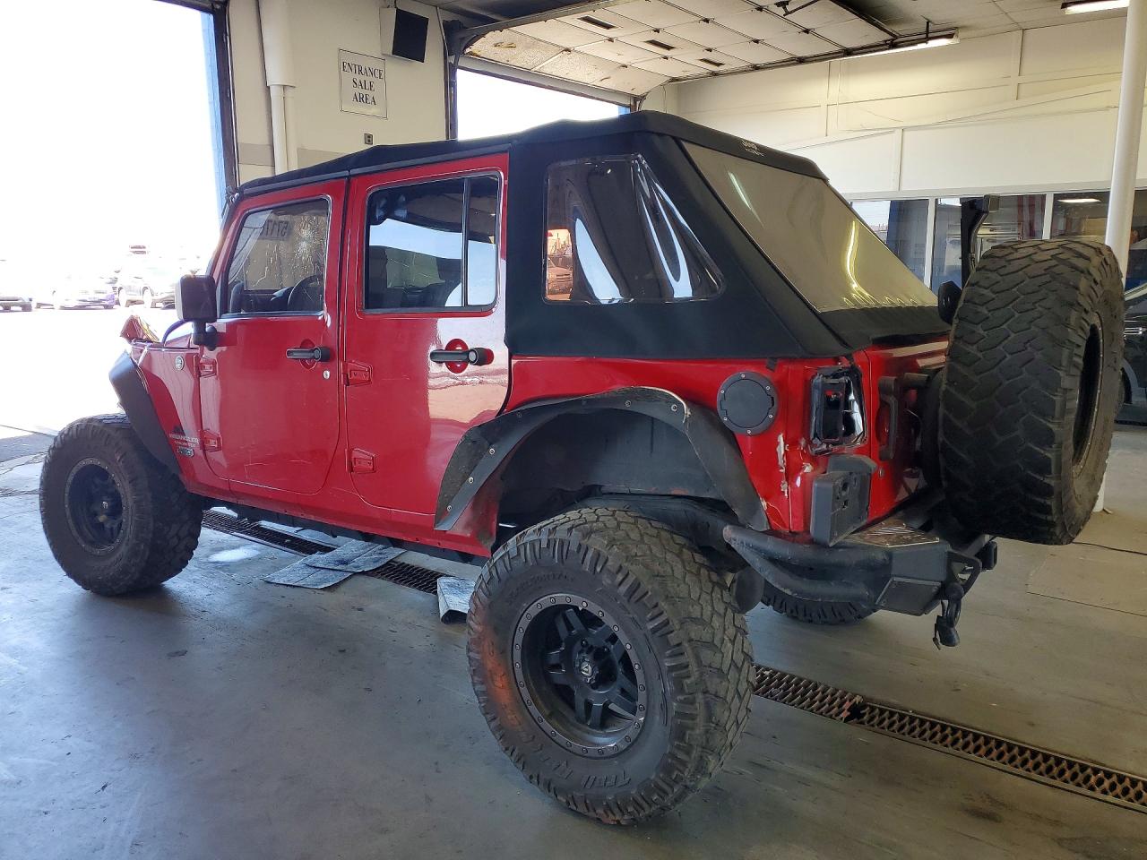 2007 Jeep Wrangler X Red vin: 1J4GA39137L206750