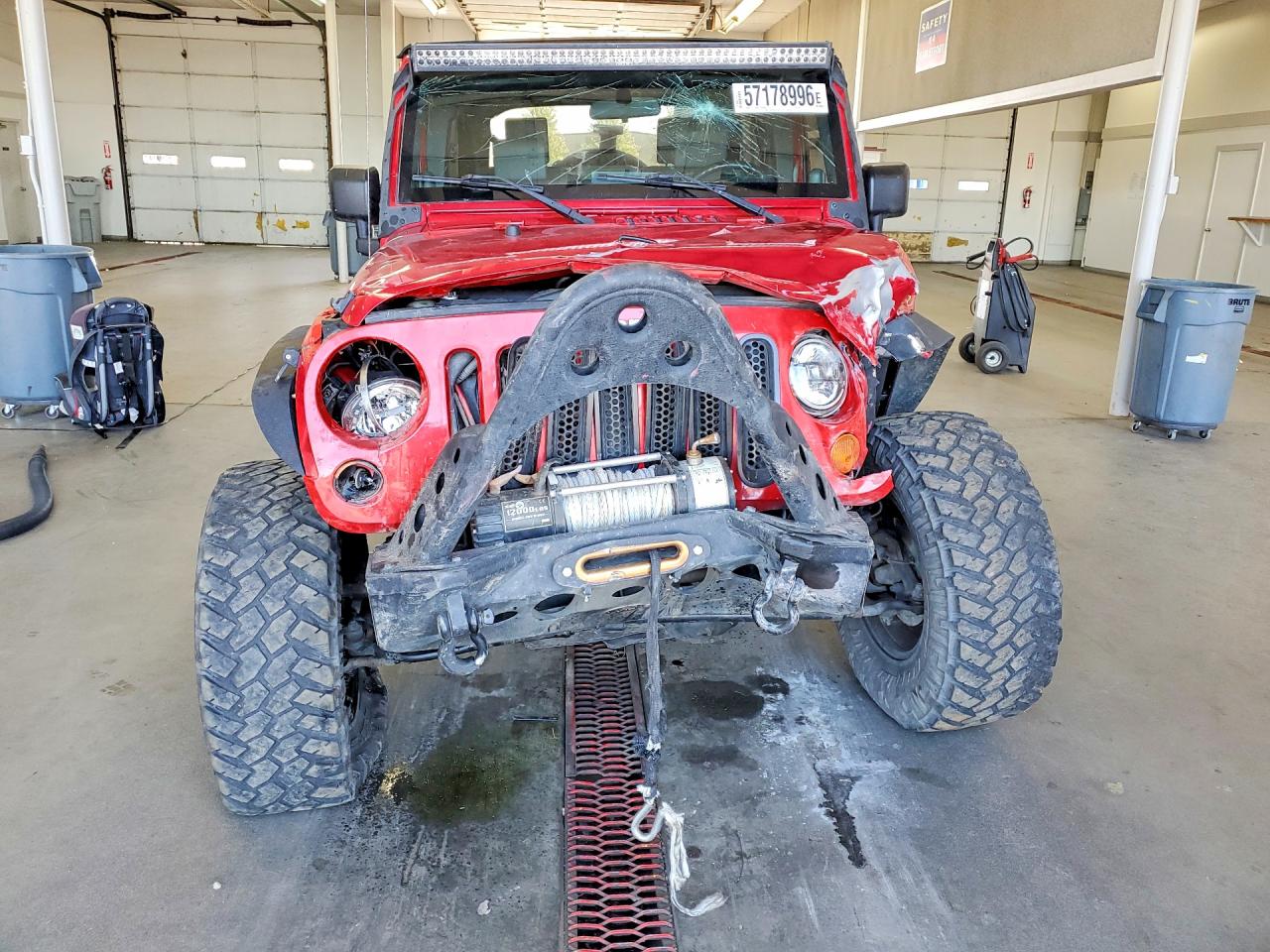 2007 Jeep Wrangler X Red vin: 1J4GA39137L206750