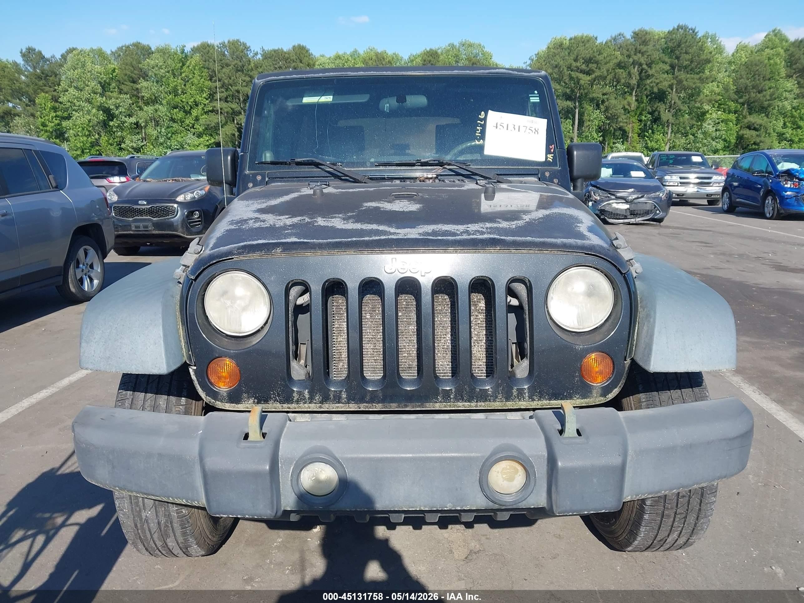 2008 Jeep Wrangler   Black vin: 1J4GA39138L548748