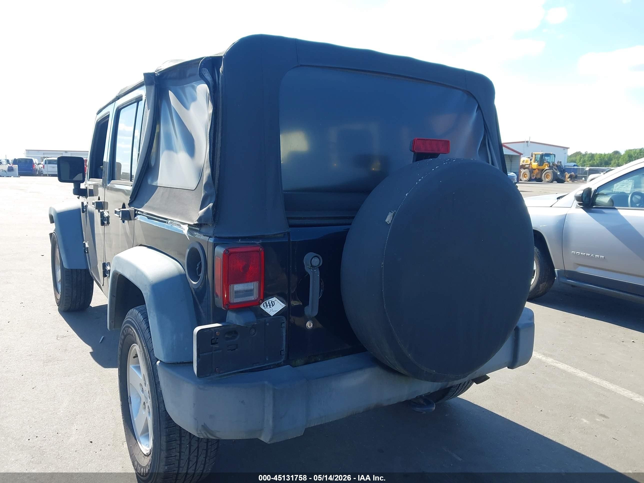 2008 Jeep Wrangler   Black vin: 1J4GA39138L548748