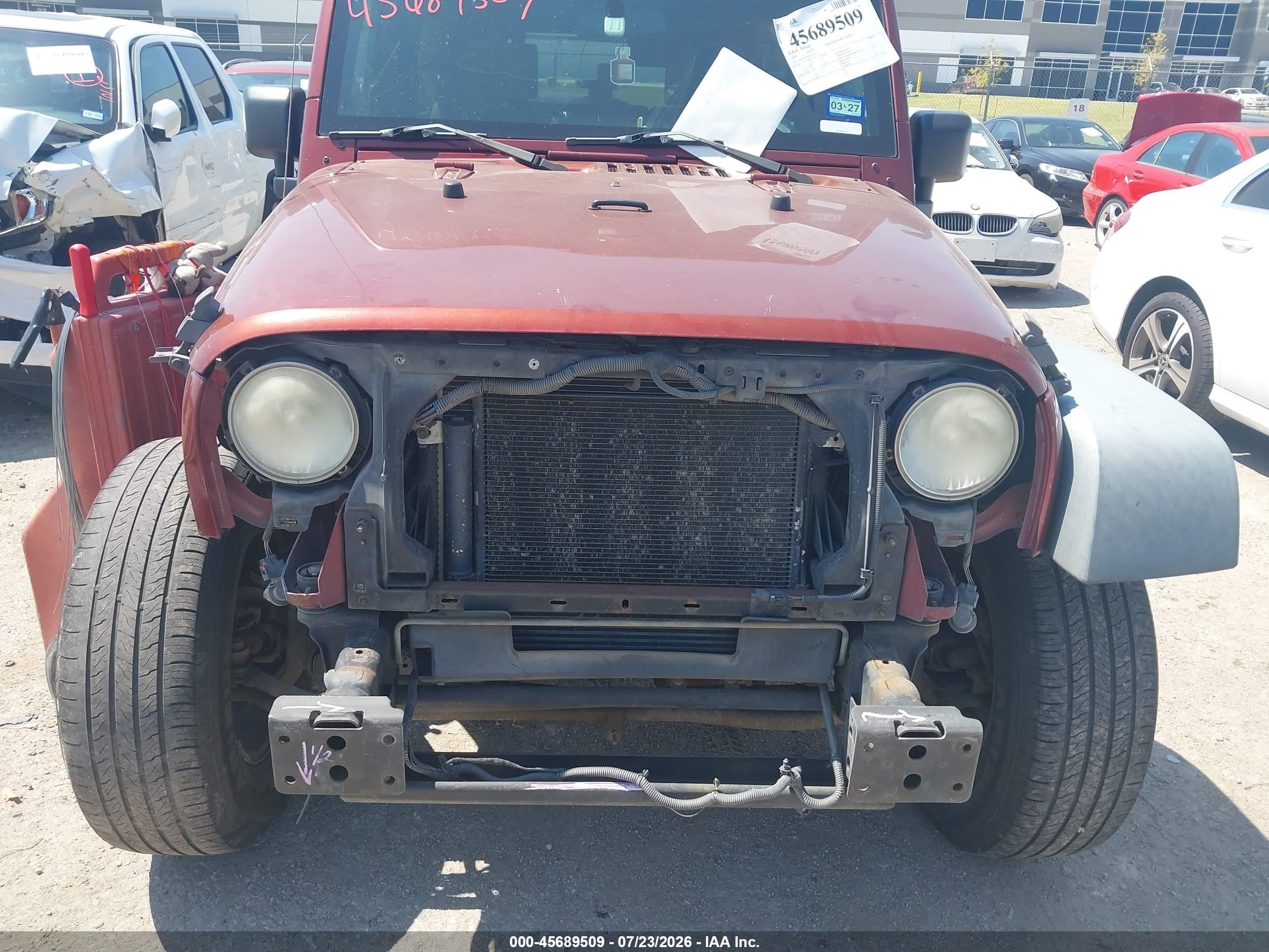 2009 Jeep Wrangler Unlimited X Burgundy vin: 1J4GA39139L730323