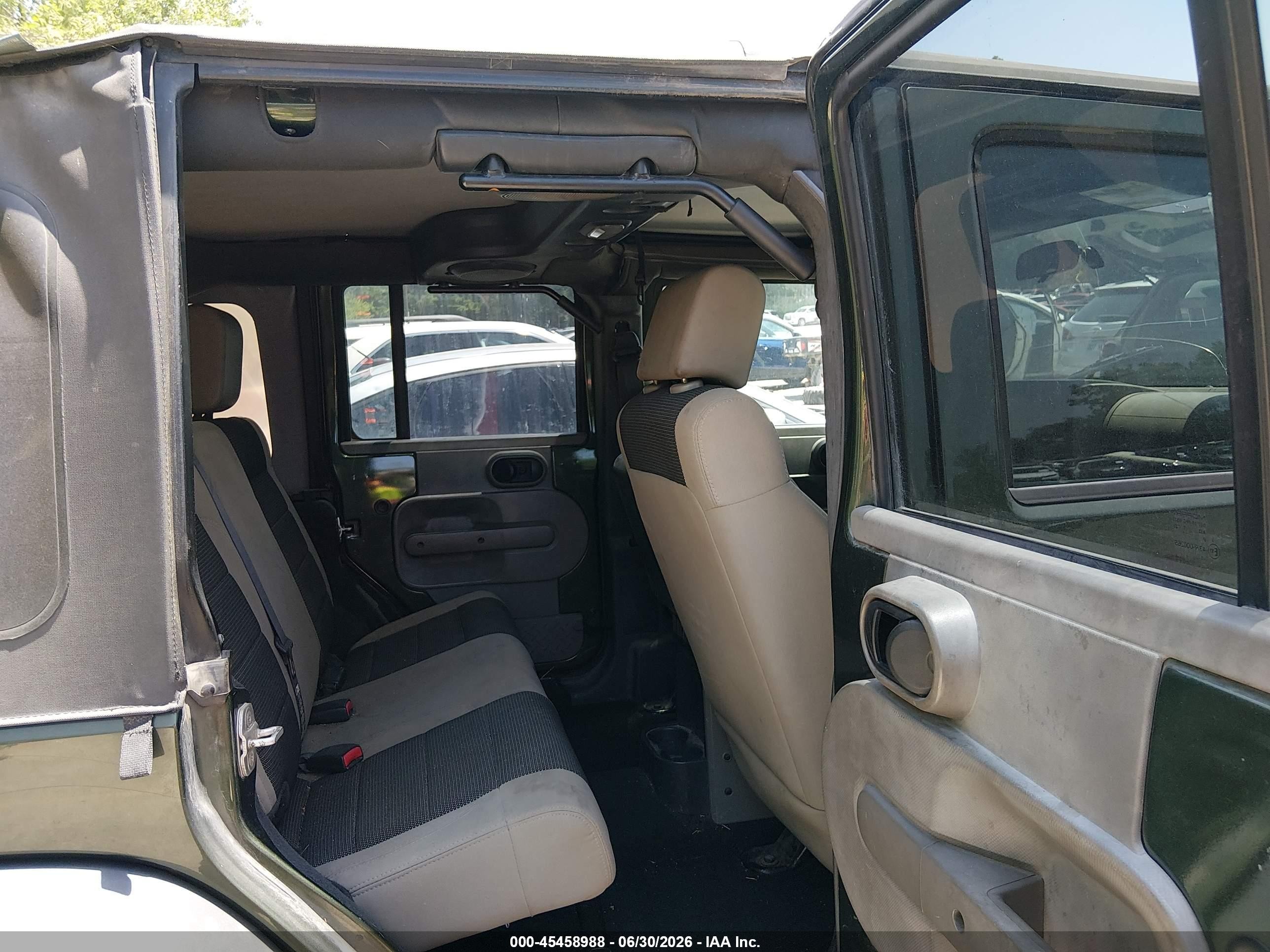 2007 Jeep Wrangler Unlimited X Green vin: 1J4GA39147L154805