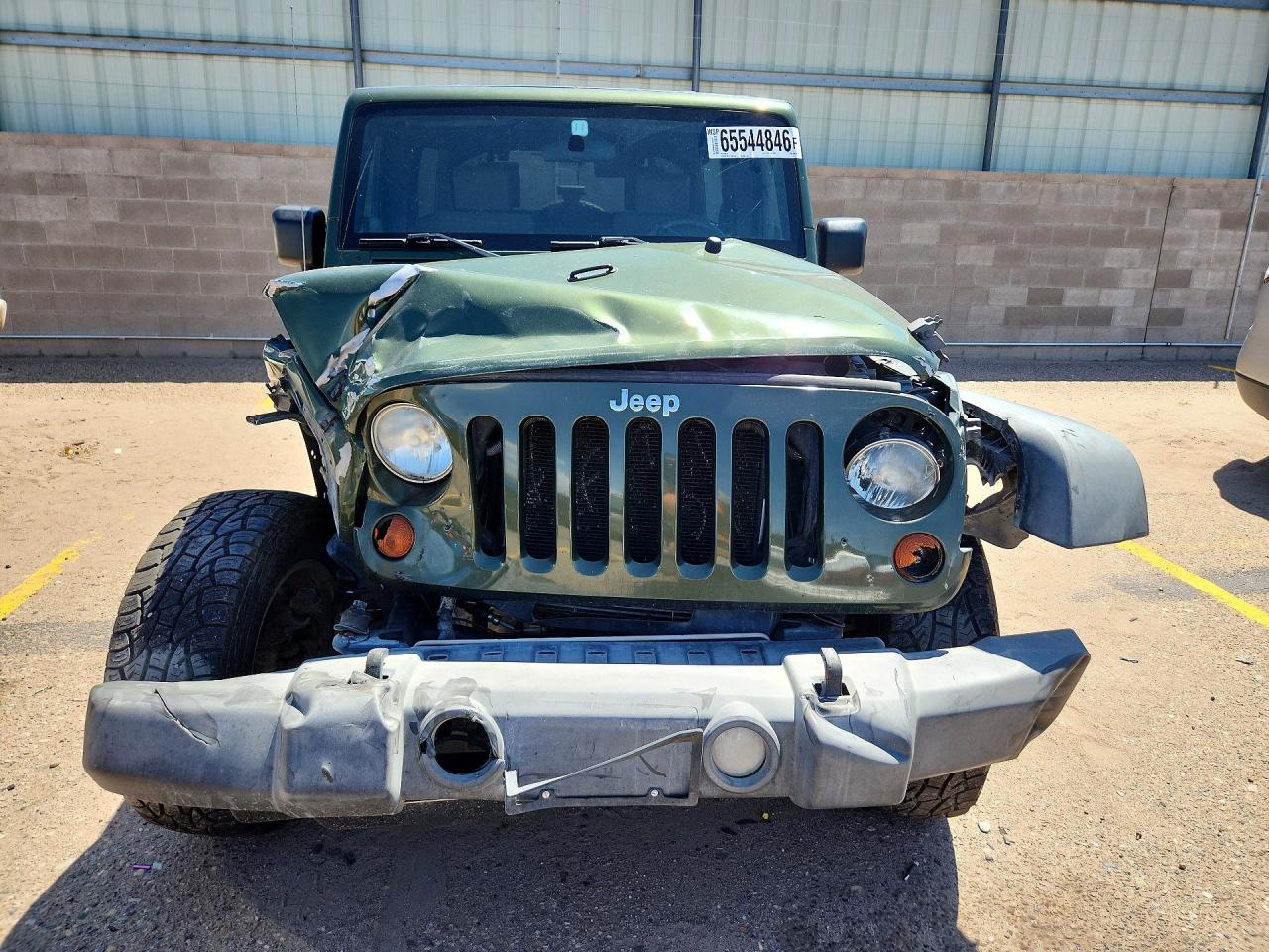 2008 Jeep Wrangler Unlimited X Green vin: 1J4GA39148L548788