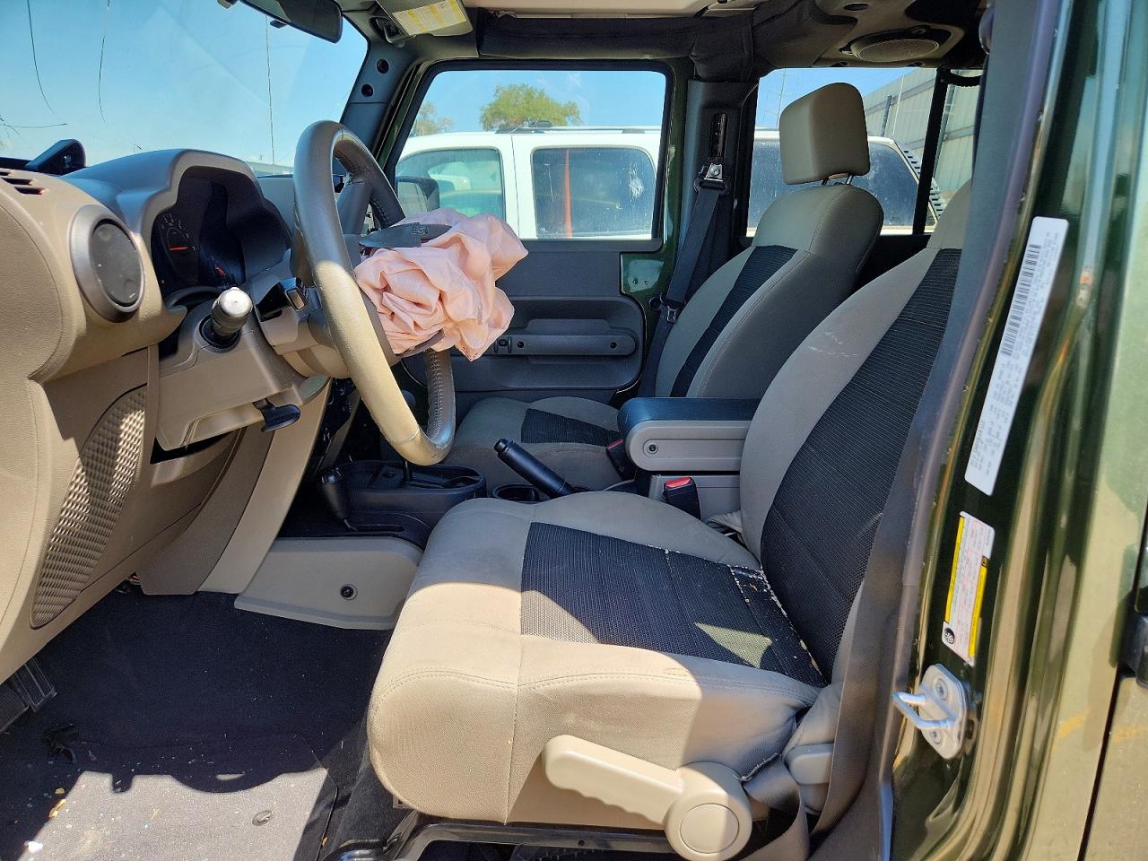 2008 Jeep Wrangler Unlimited X Green vin: 1J4GA39148L548788