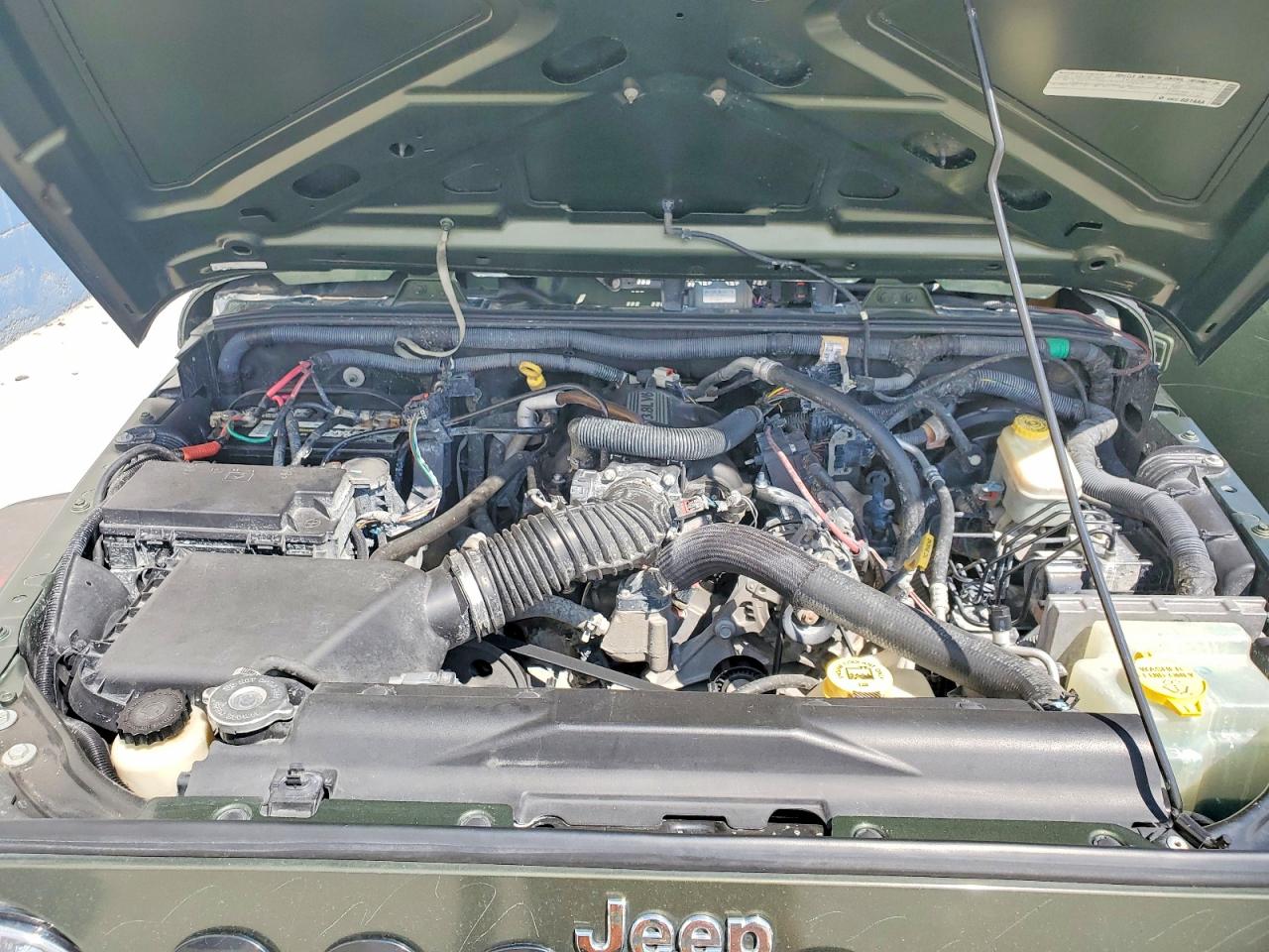 2008 Jeep Wrangler Unlimited X Green vin: 1J4GA39148L598915