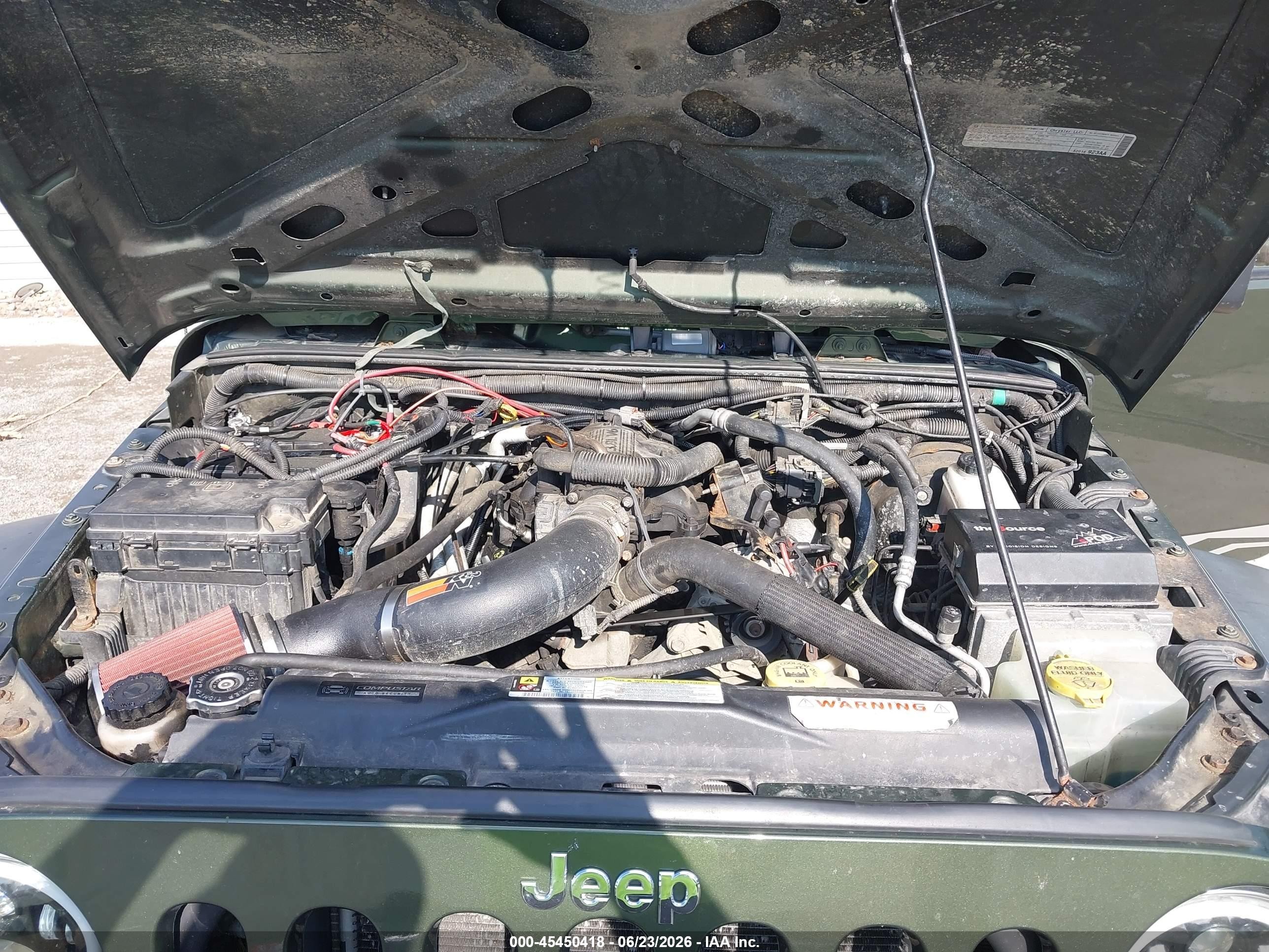2009 Jeep Wrangler Unlimited X Green vin: 1J4GA39149L711196