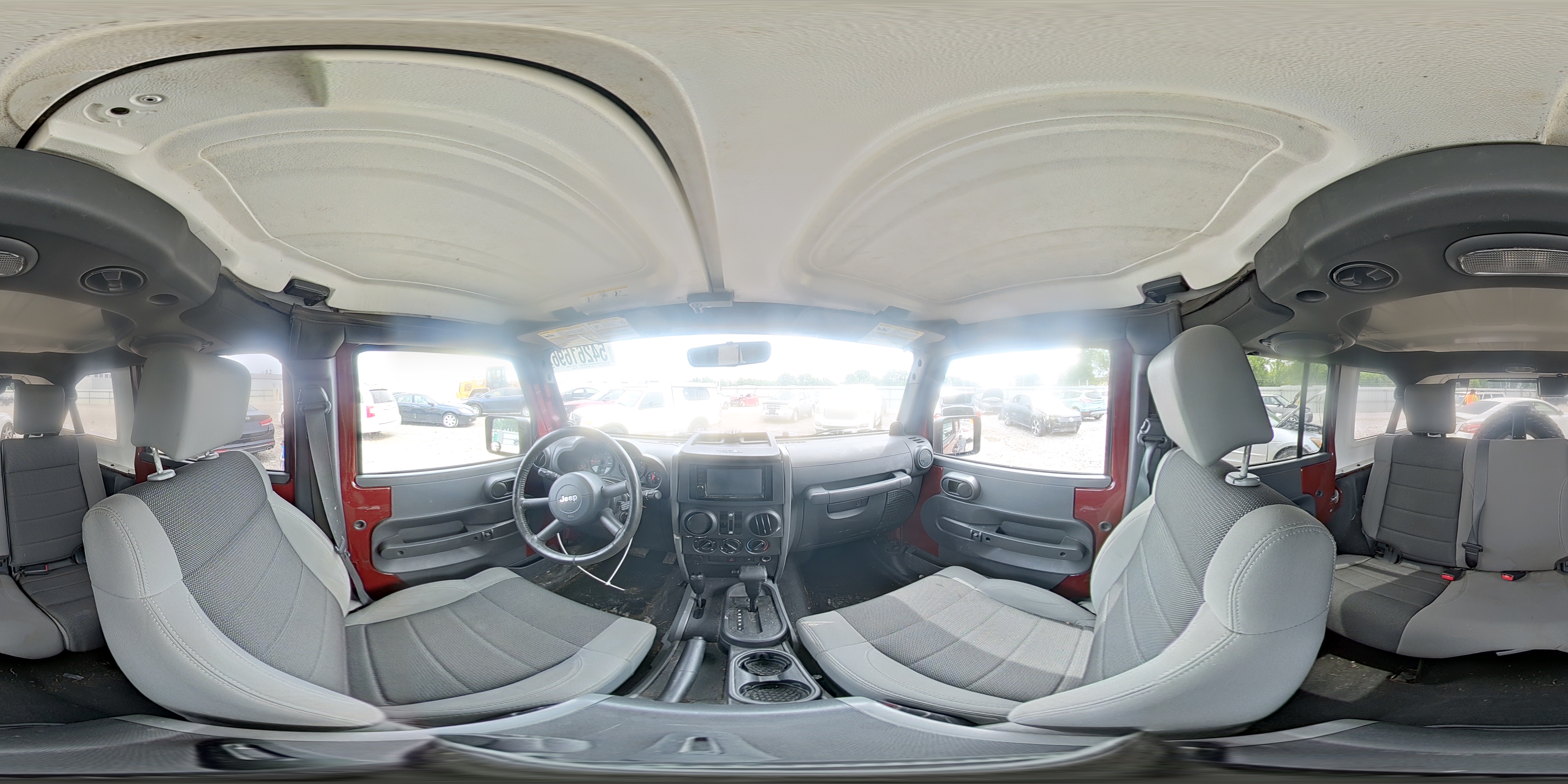 2007 Jeep Wrangler X Burgundy vin: 1J4GA39157L161052