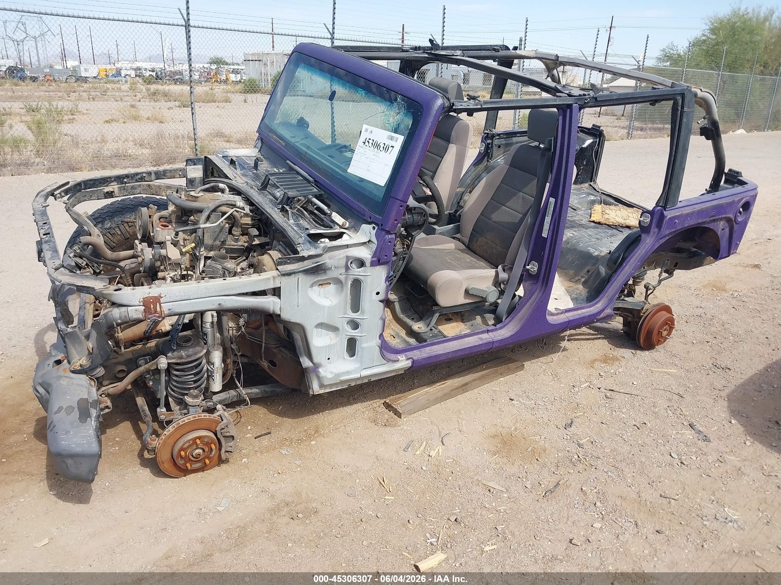 2007 Jeep Wrangler Unlimited X Purple vin: 1J4GA39167L138668