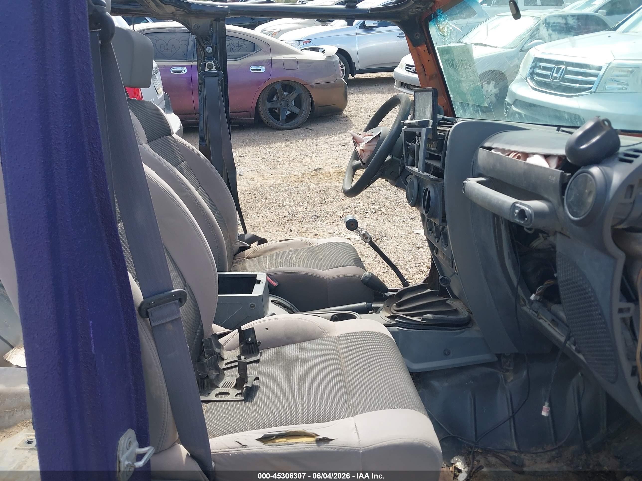 2007 Jeep Wrangler Unlimited X Purple vin: 1J4GA39167L138668