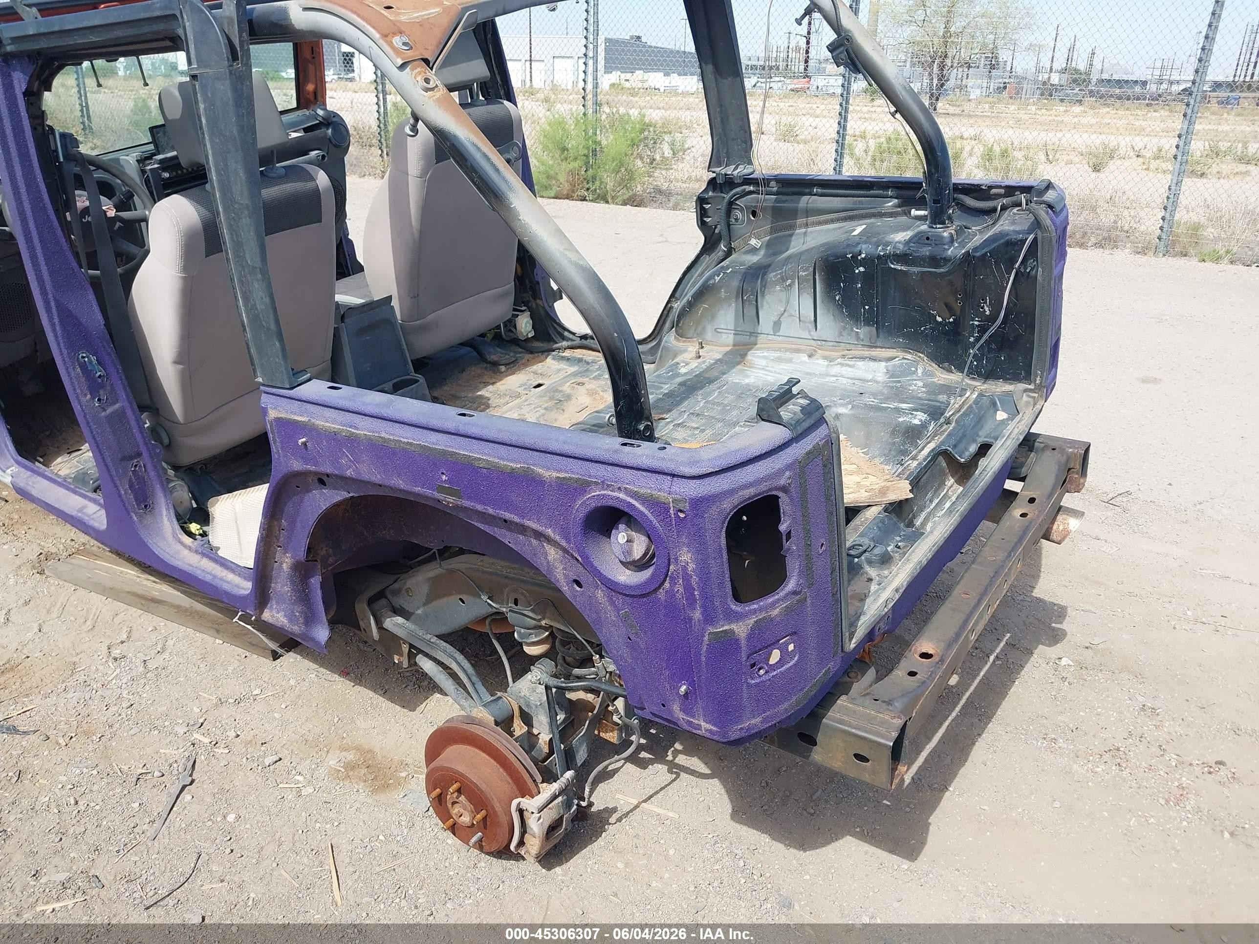 2007 Jeep Wrangler Unlimited X Purple vin: 1J4GA39167L138668