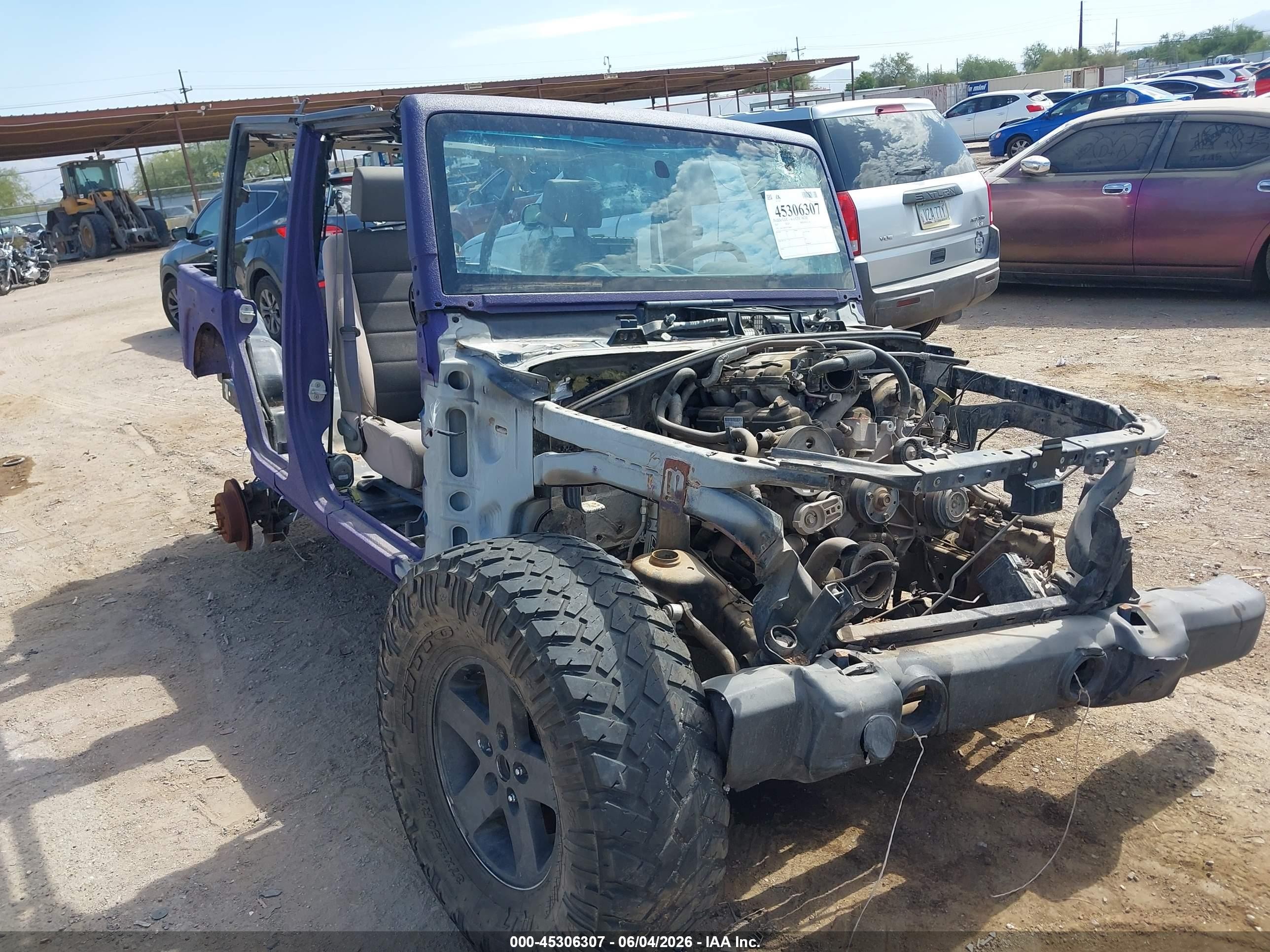 2007 Jeep Wrangler Unlimited X Purple vin: 1J4GA39167L138668