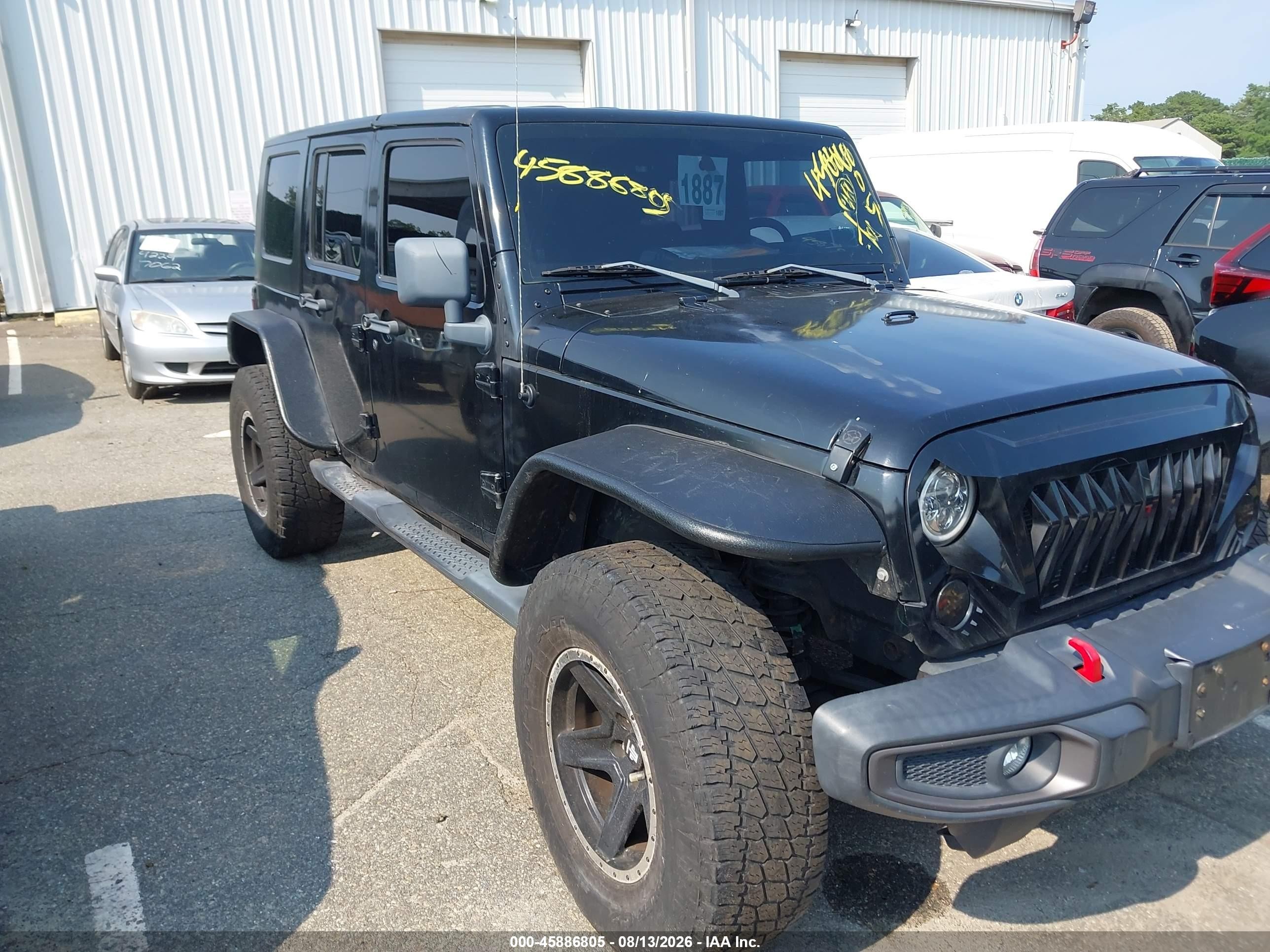 2007 Jeep Wrangler   Black vin: 1J4GA39167L174697