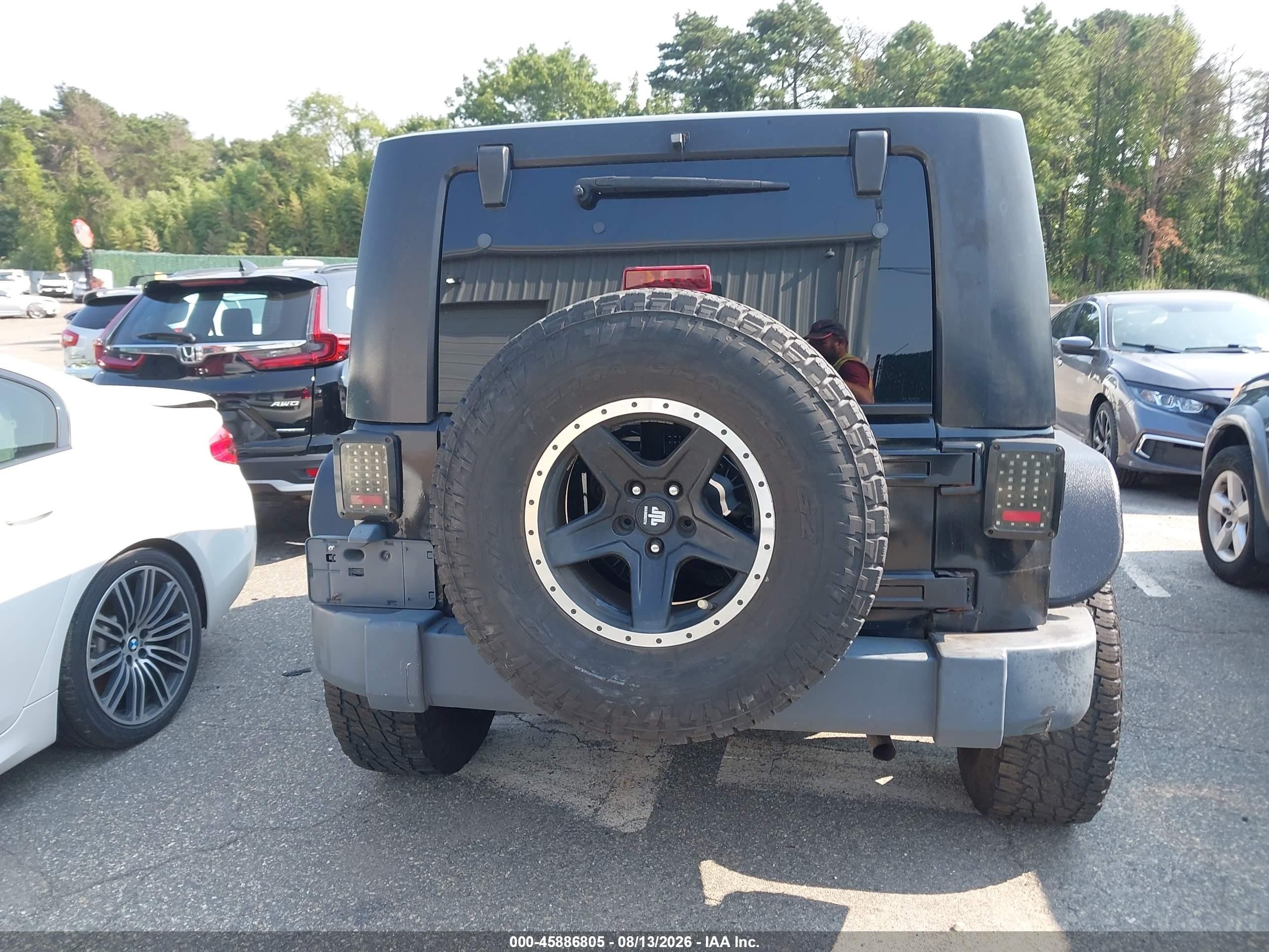 2007 Jeep Wrangler   Black vin: 1J4GA39167L174697