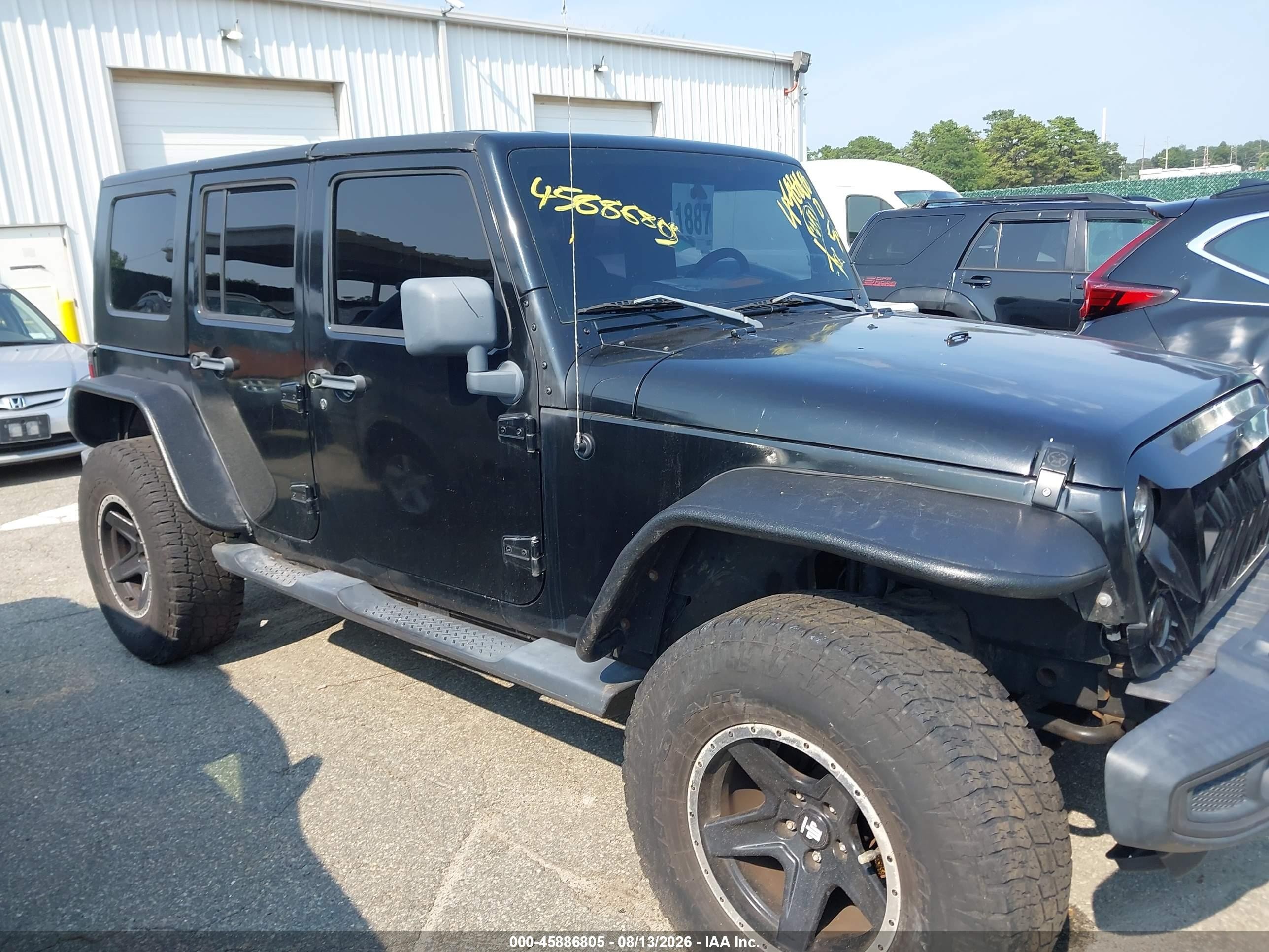 2007 Jeep Wrangler   Black vin: 1J4GA39167L174697