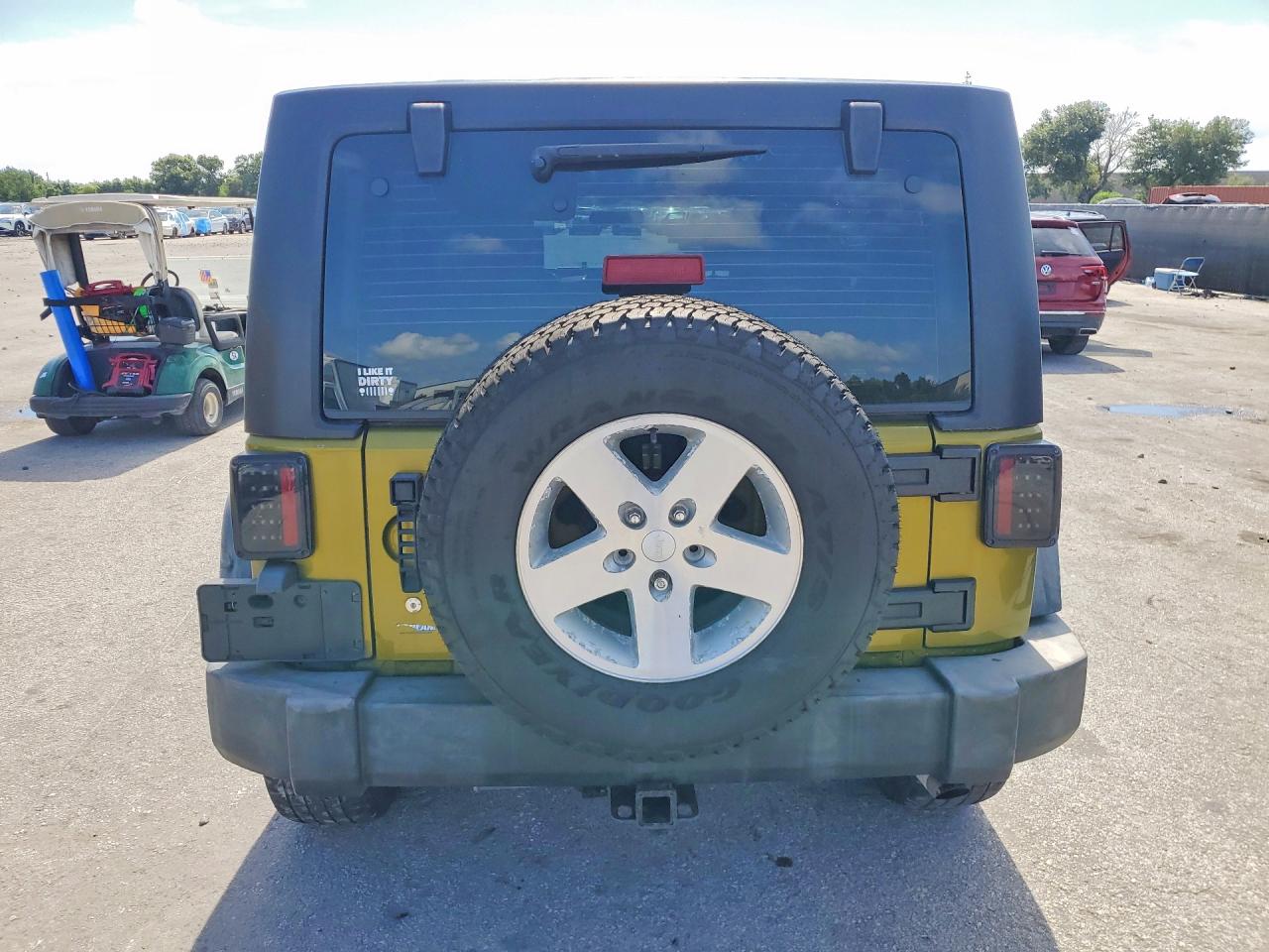 2007 Jeep Wrangler X Green vin: 1J4GA39167L190219