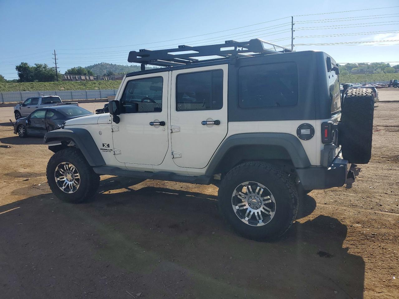 2007 Jeep Wrangler X White vin: 1J4GA39167L201865