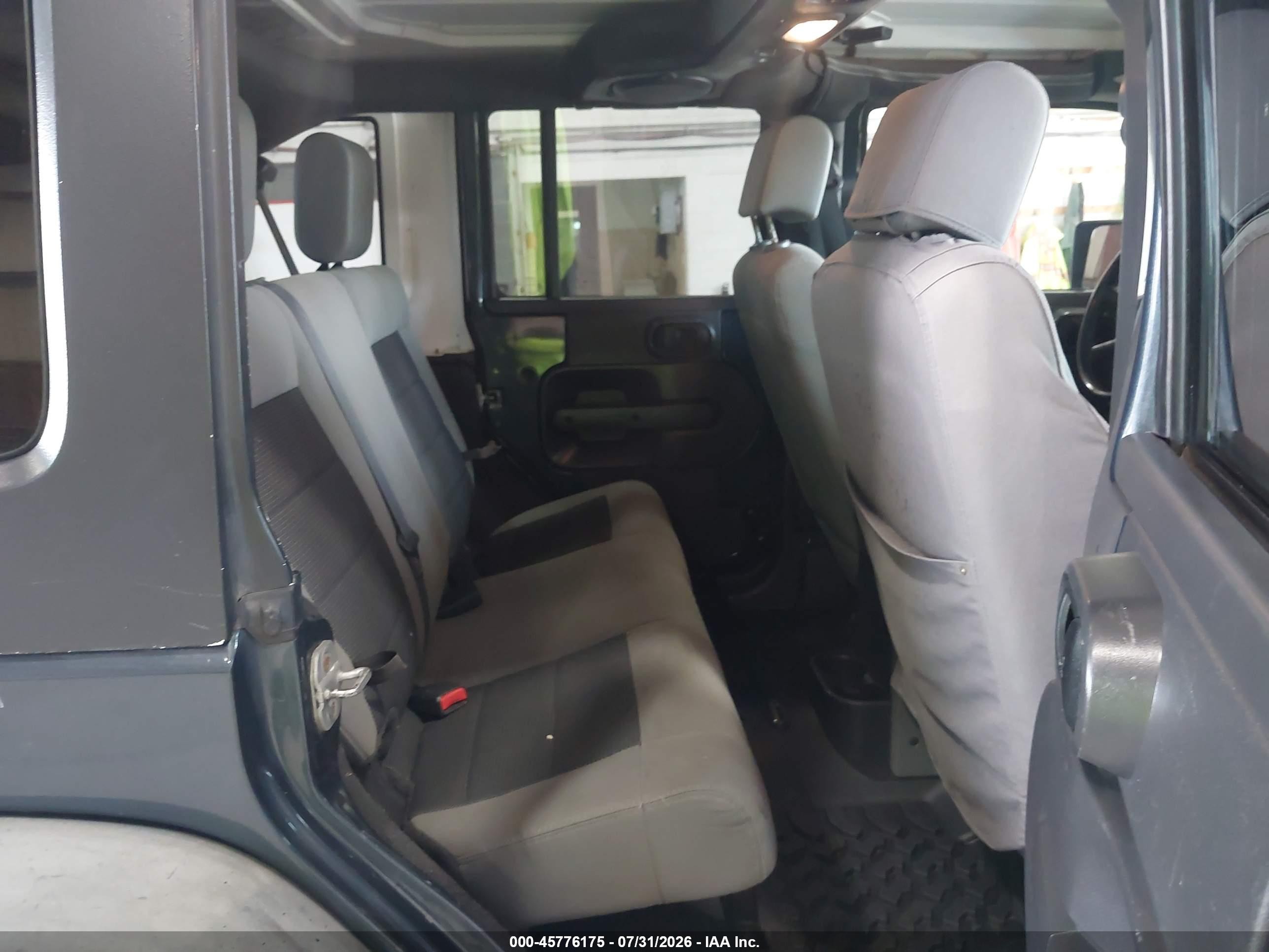 2008 Jeep Wrangler Unlimited X Blue vin: 1J4GA39168L519793