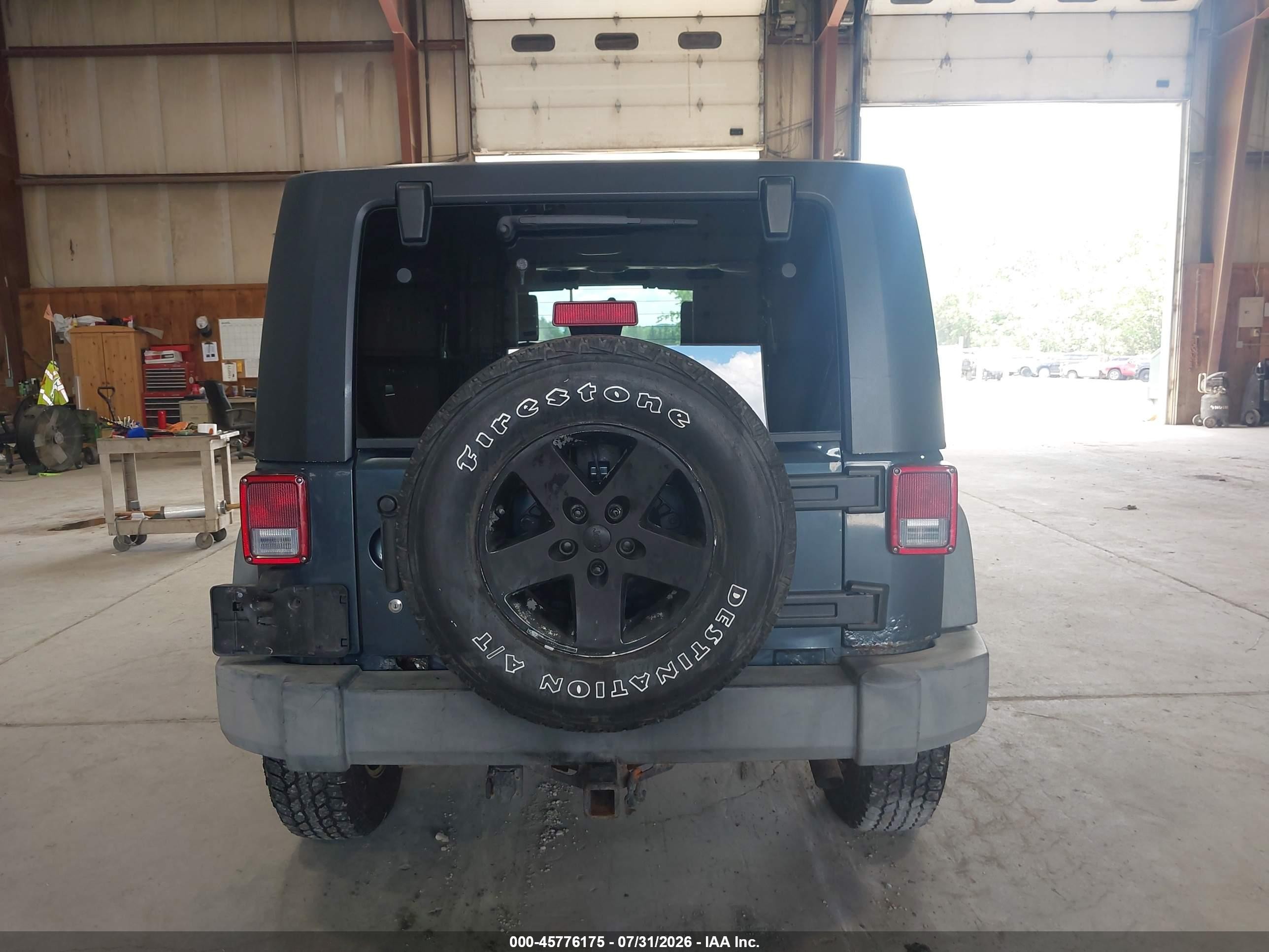 2008 Jeep Wrangler Unlimited X Blue vin: 1J4GA39168L519793