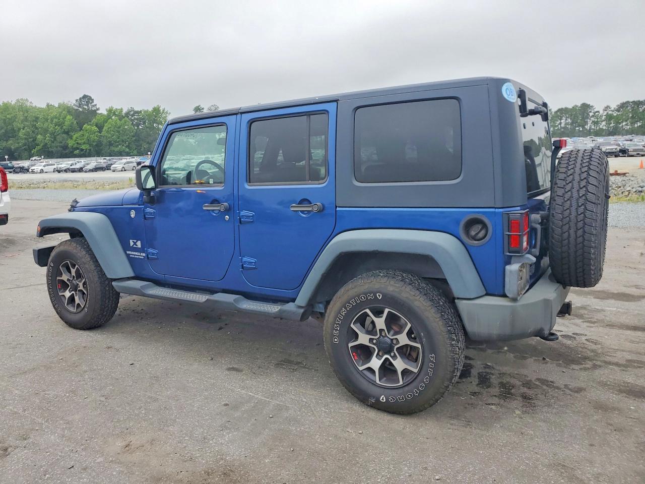 2009 Jeep Wrangler Unlimited X Blue vin: 1J4GA39169L722832