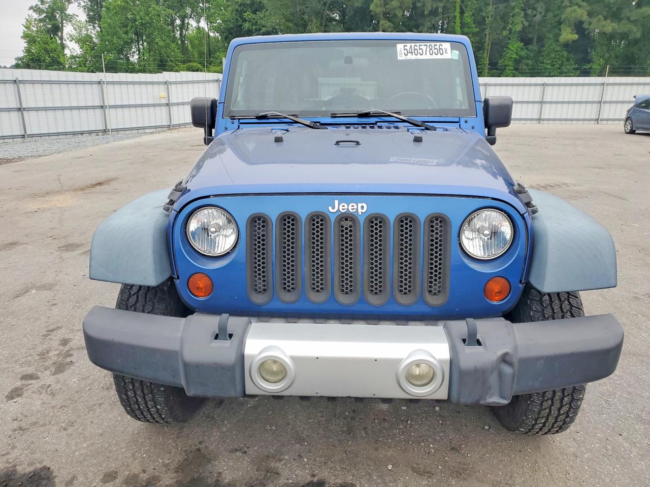 2009 Jeep Wrangler Unlimited X Blue vin: 1J4GA39169L722832