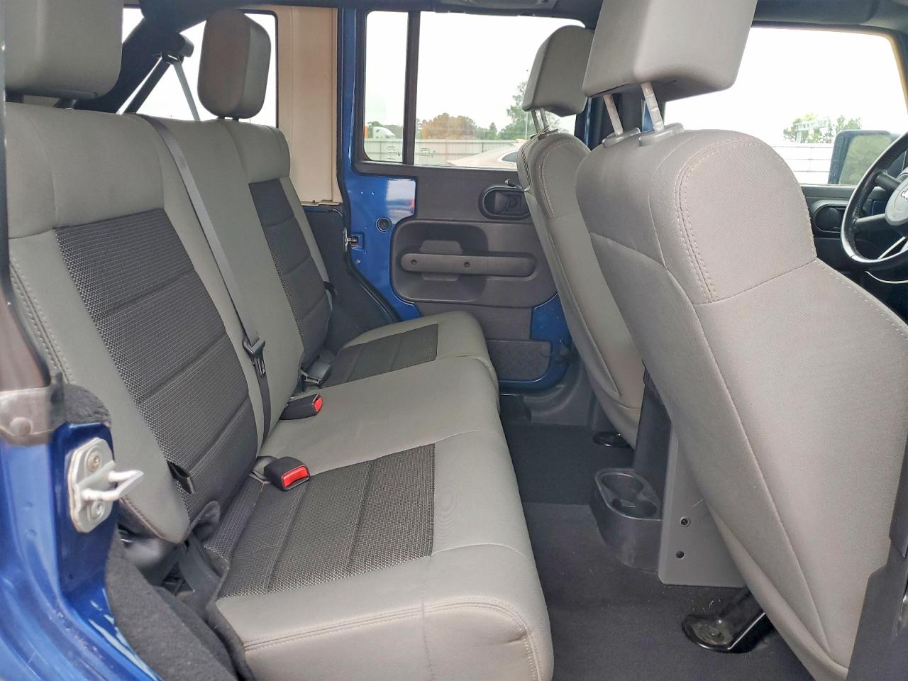 2009 Jeep Wrangler Unlimited X Blue vin: 1J4GA39169L722832