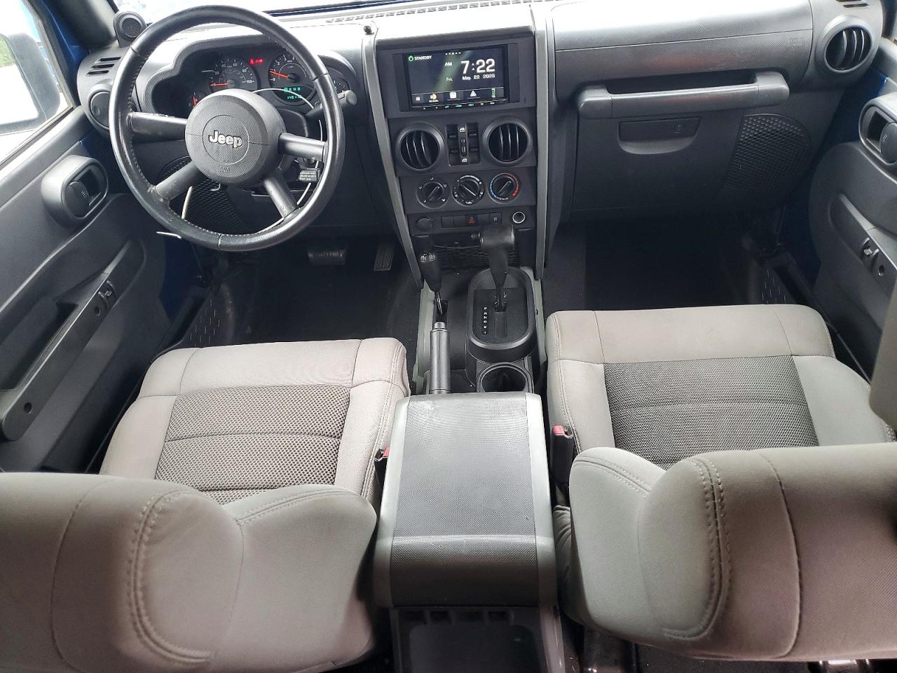 2009 Jeep Wrangler Unlimited X Blue vin: 1J4GA39169L722832