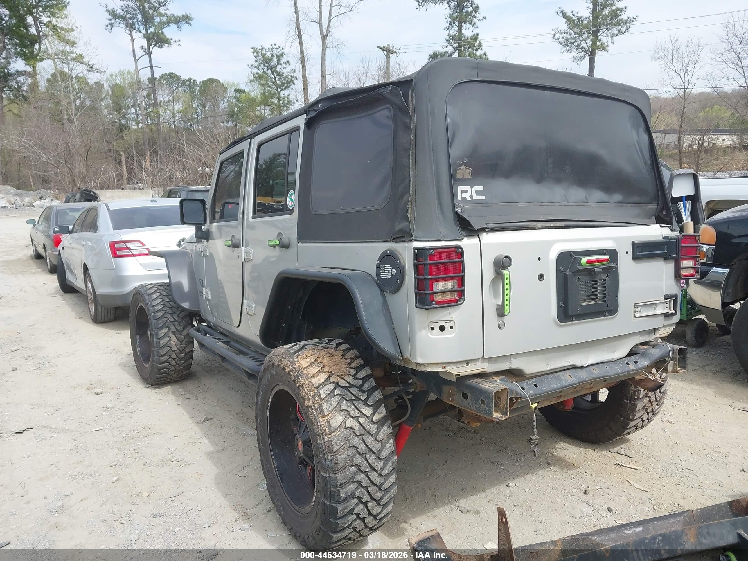 2007 Jeep Wrangler Unlimited X Gray vin: 1J4GA39177L172165