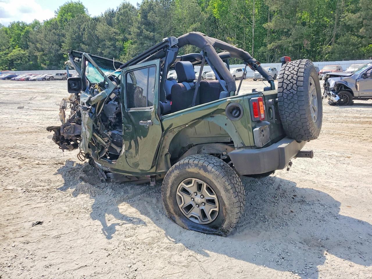 2008 Jeep Wrangler Unlimited X Зеленый vin: 1J4GA39178L574589