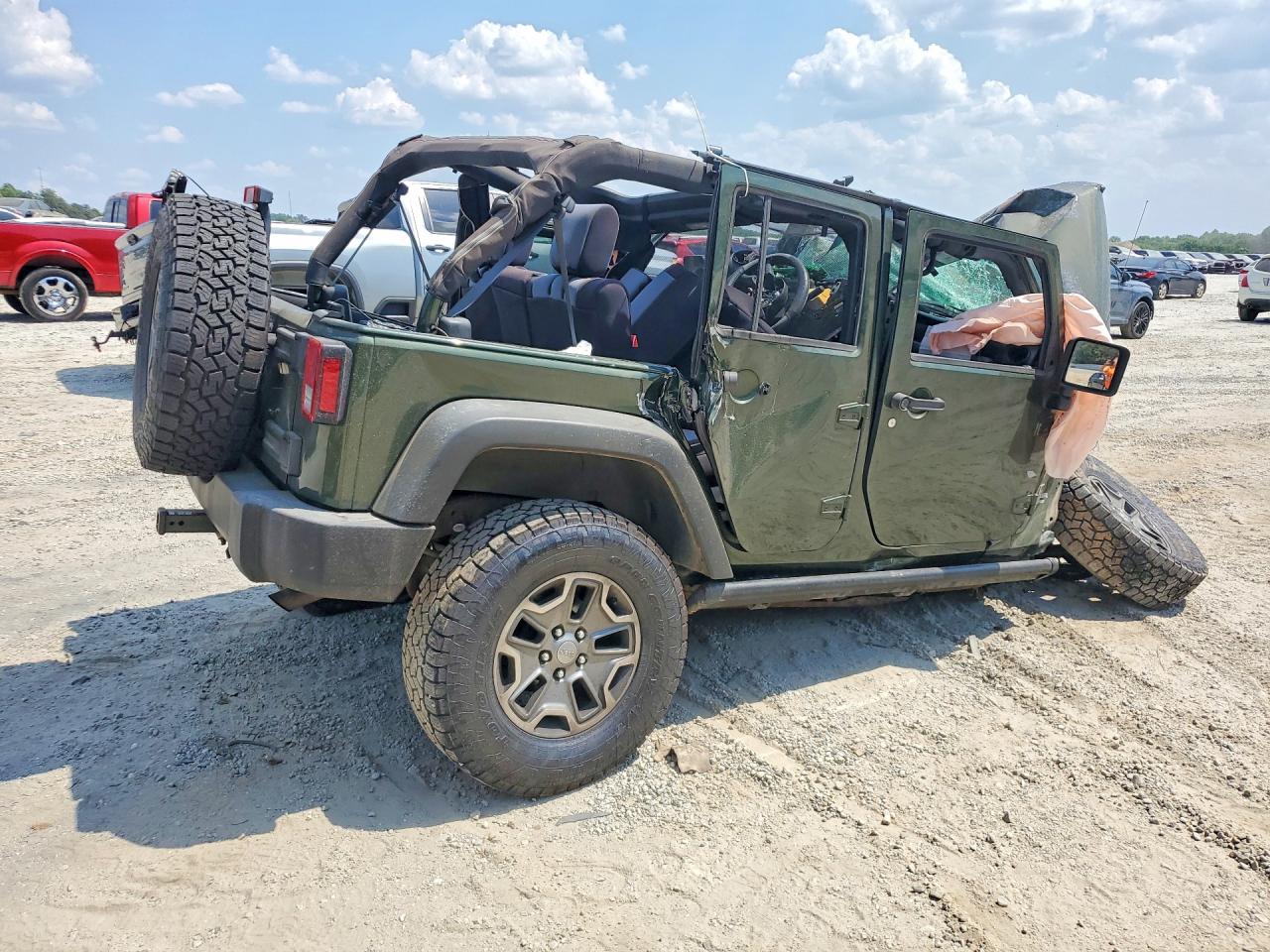 2008 Jeep Wrangler Unlimited X Зеленый vin: 1J4GA39178L574589