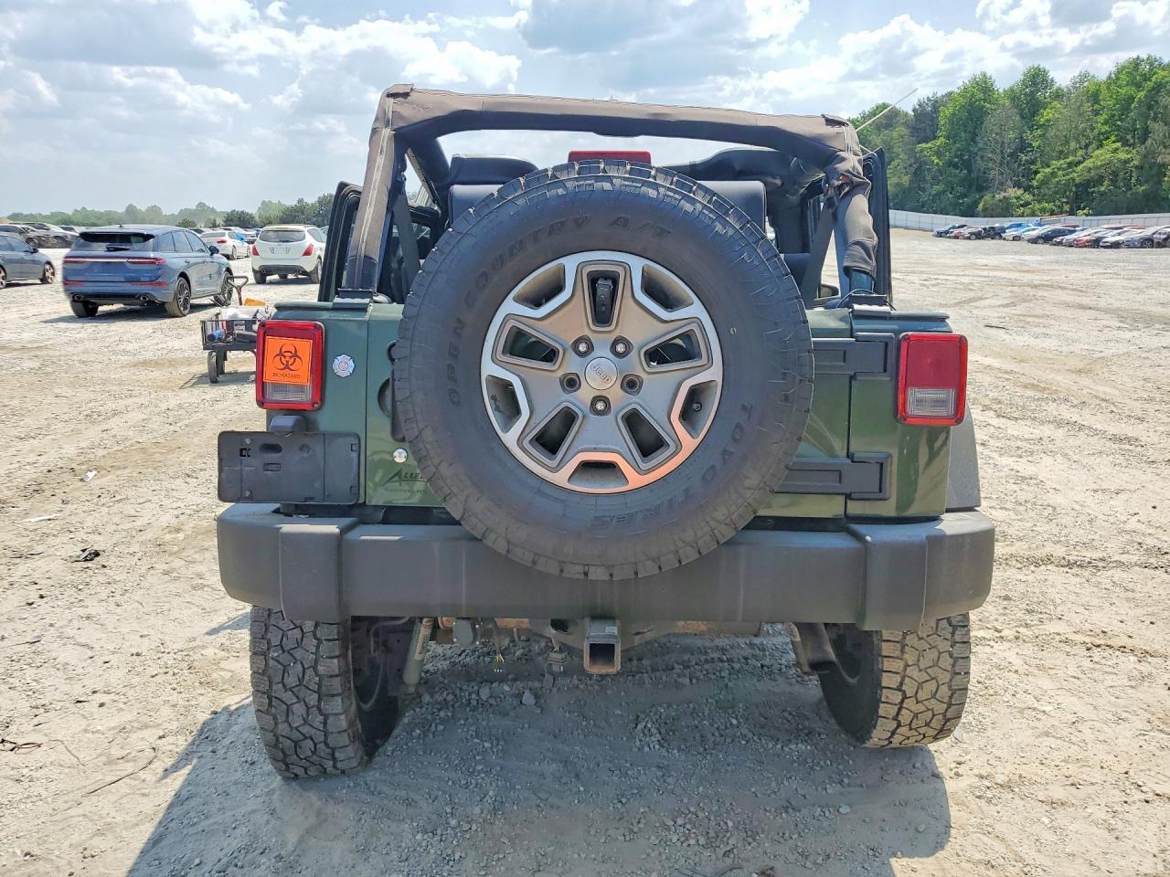 2008 Jeep Wrangler Unlimited X Зеленый vin: 1J4GA39178L574589