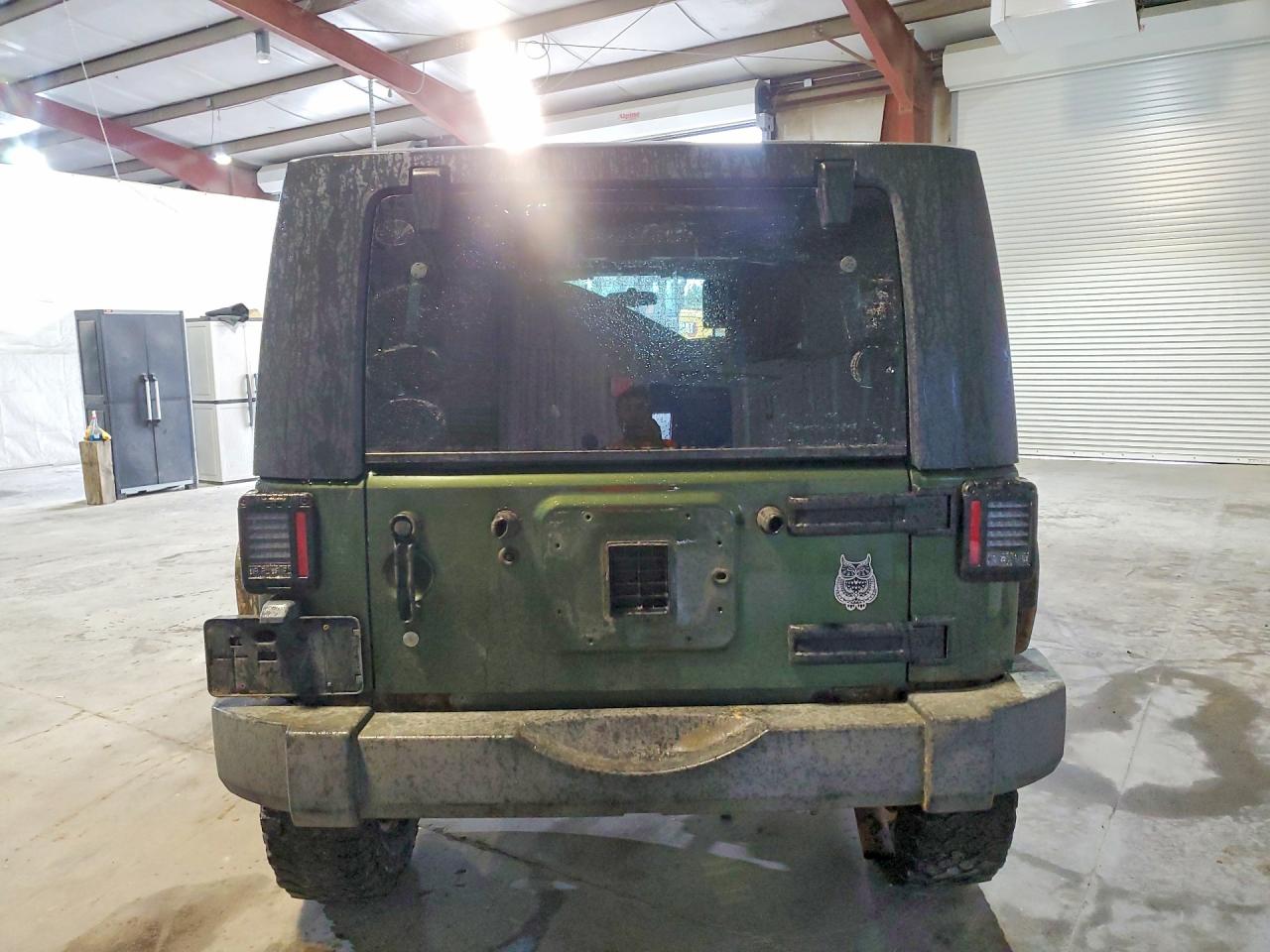 2008 Jeep Wrangler Unlimited X Green vin: 1J4GA39178L621054