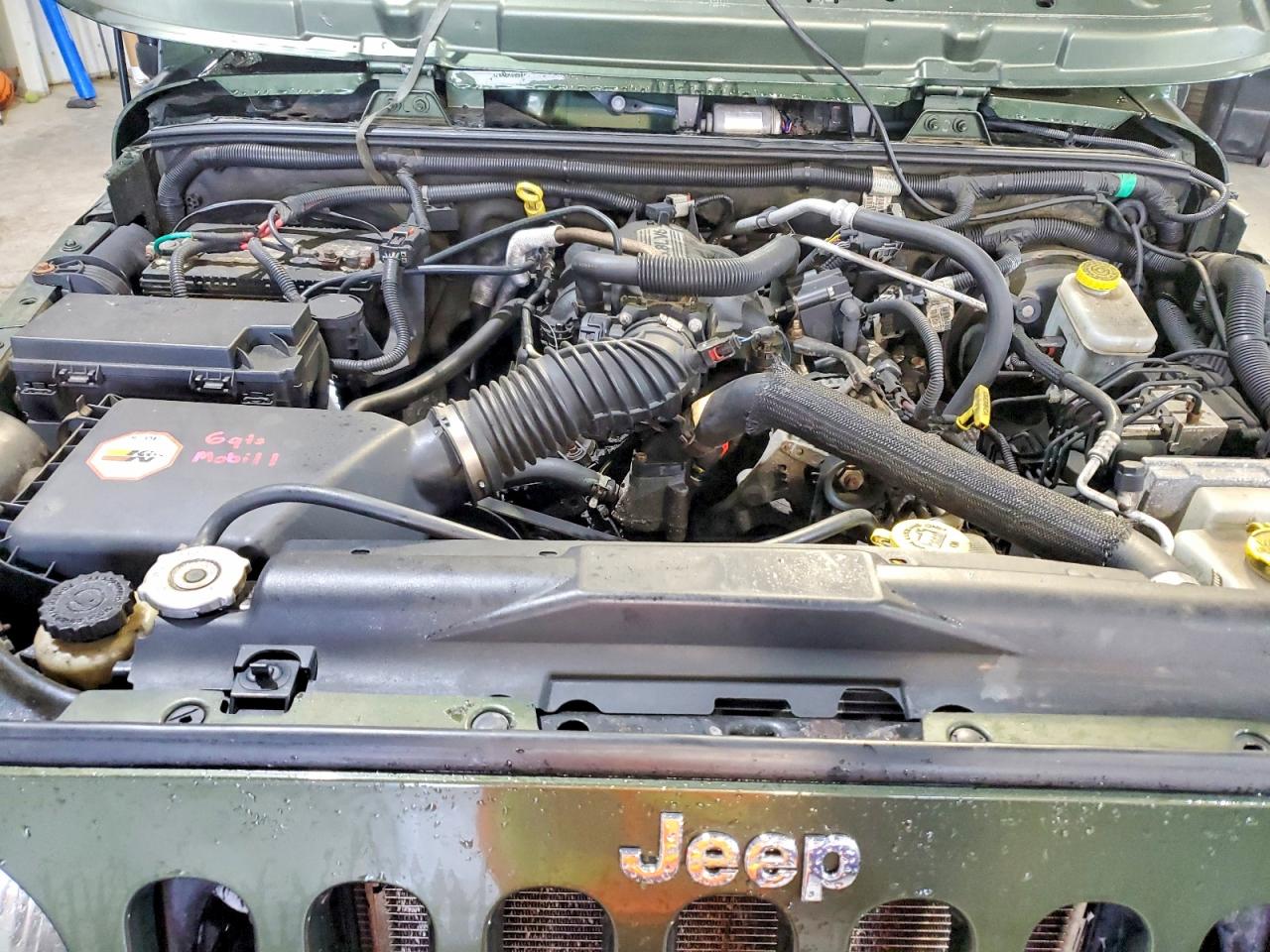 2008 Jeep Wrangler Unlimited X Green vin: 1J4GA39178L621054