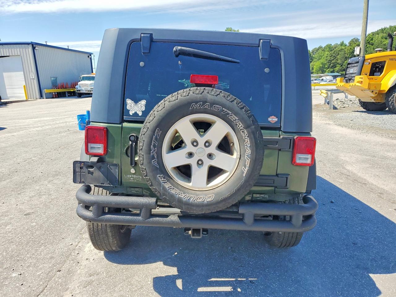 2008 Jeep Wrangler Unlimited X Green vin: 1J4GA39188L564184