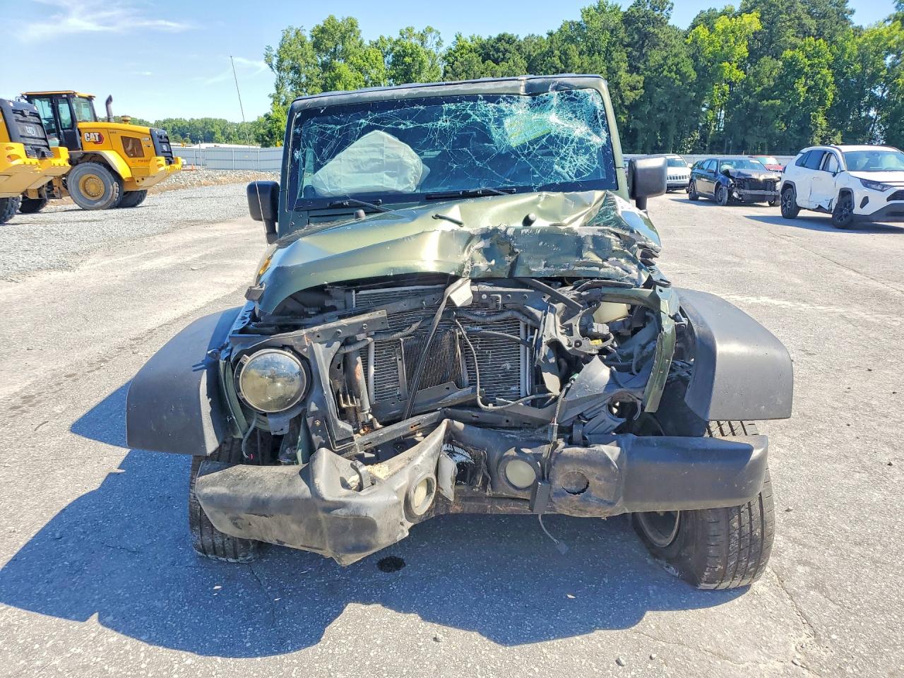 2008 Jeep Wrangler Unlimited X Green vin: 1J4GA39188L564184