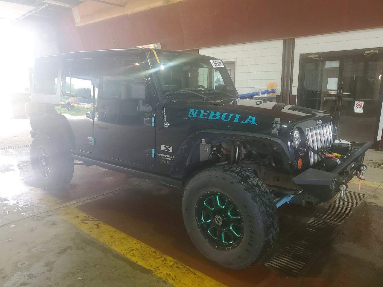 2009 Jeep Wrangler Unlimited X Black vin: 1J4GA39189L790677