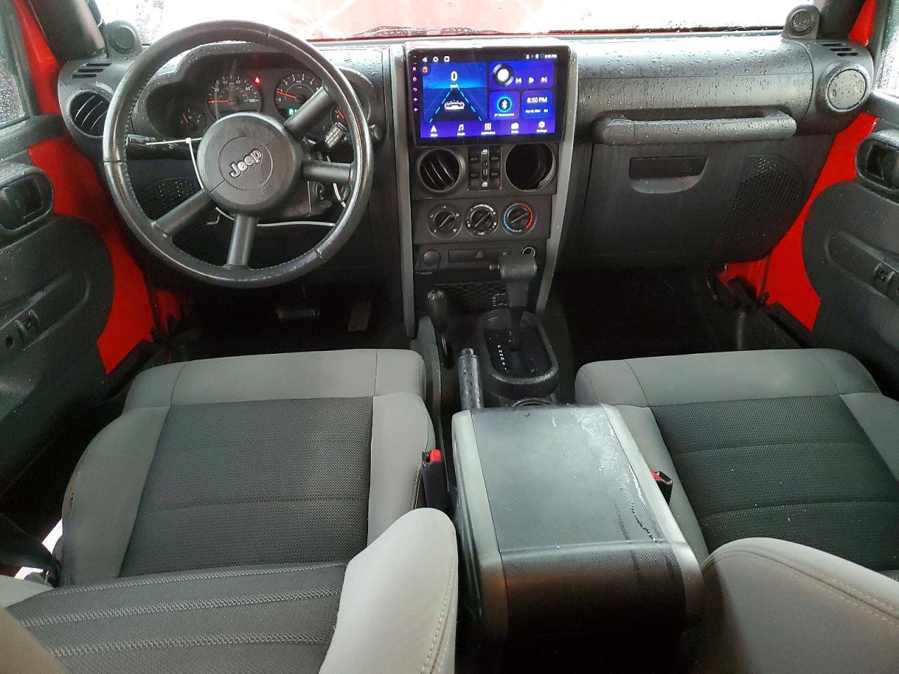 2009 Jeep Wrangler Unlimited X Red vin: 1J4GA39199L751242