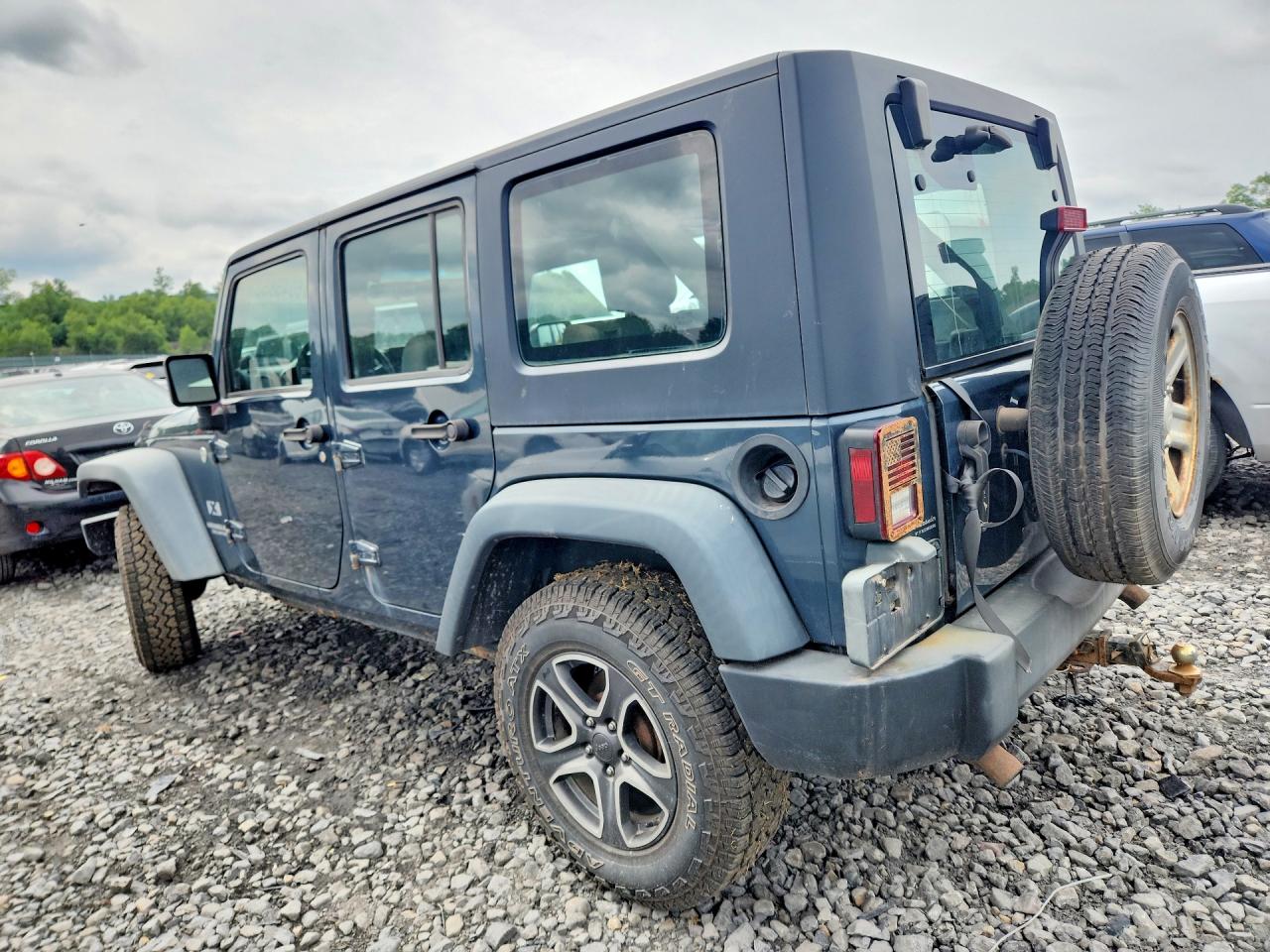 2007 Jeep Wrangler X Blue vin: 1J4GA391X7L207782